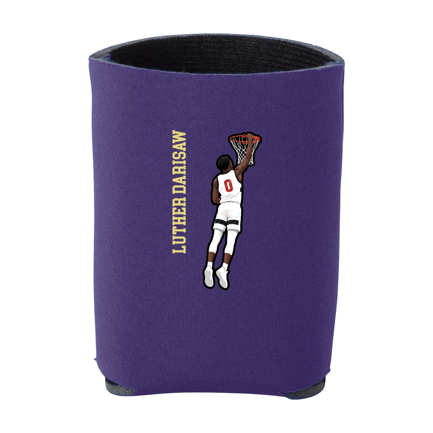 Can Holder — Name Vertical in Purple