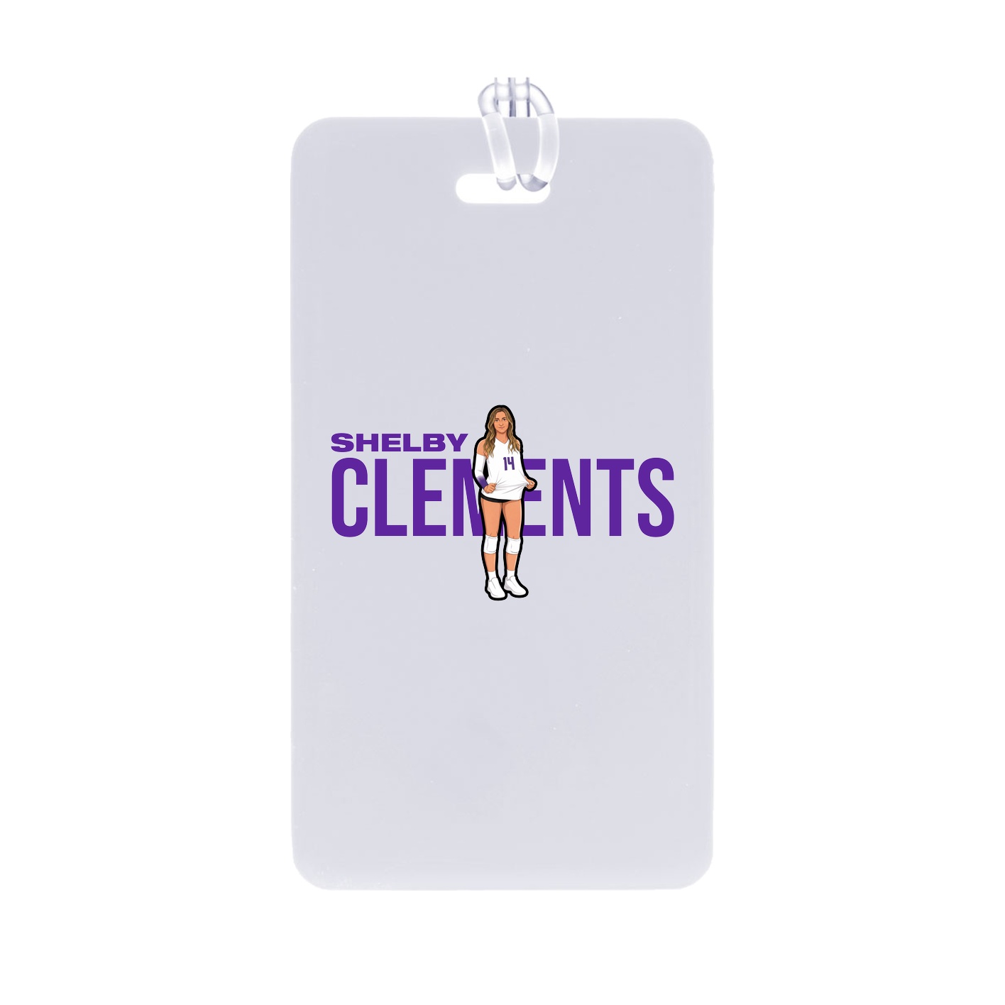 Bag Tag — Player Name in Classic