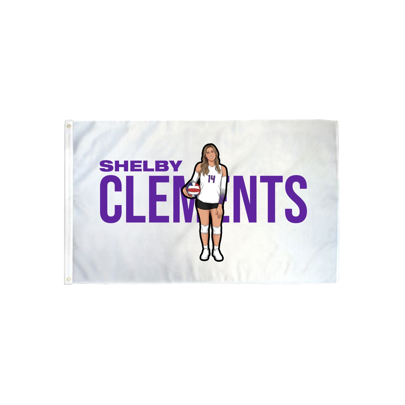 3x5 Flag — Player Name in Classic