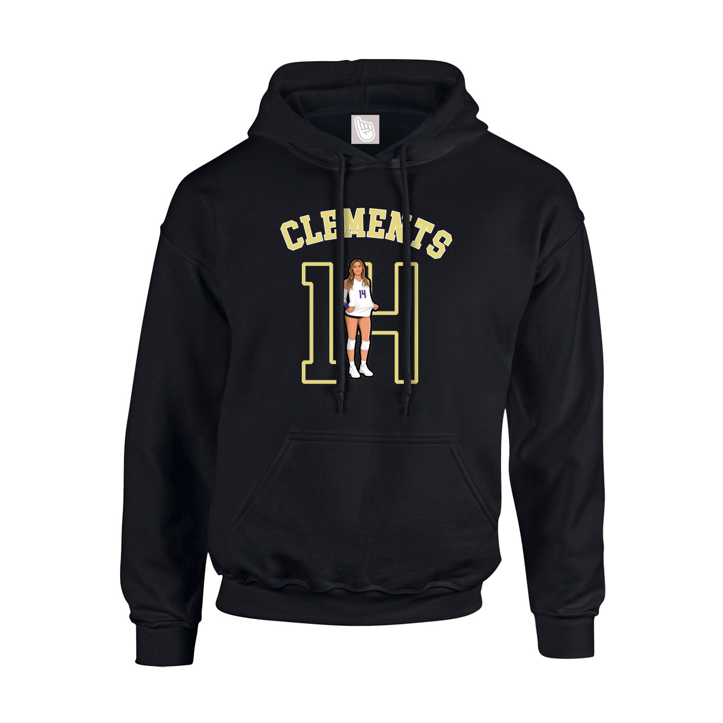 Hoodie — Shirsey Arch in Black