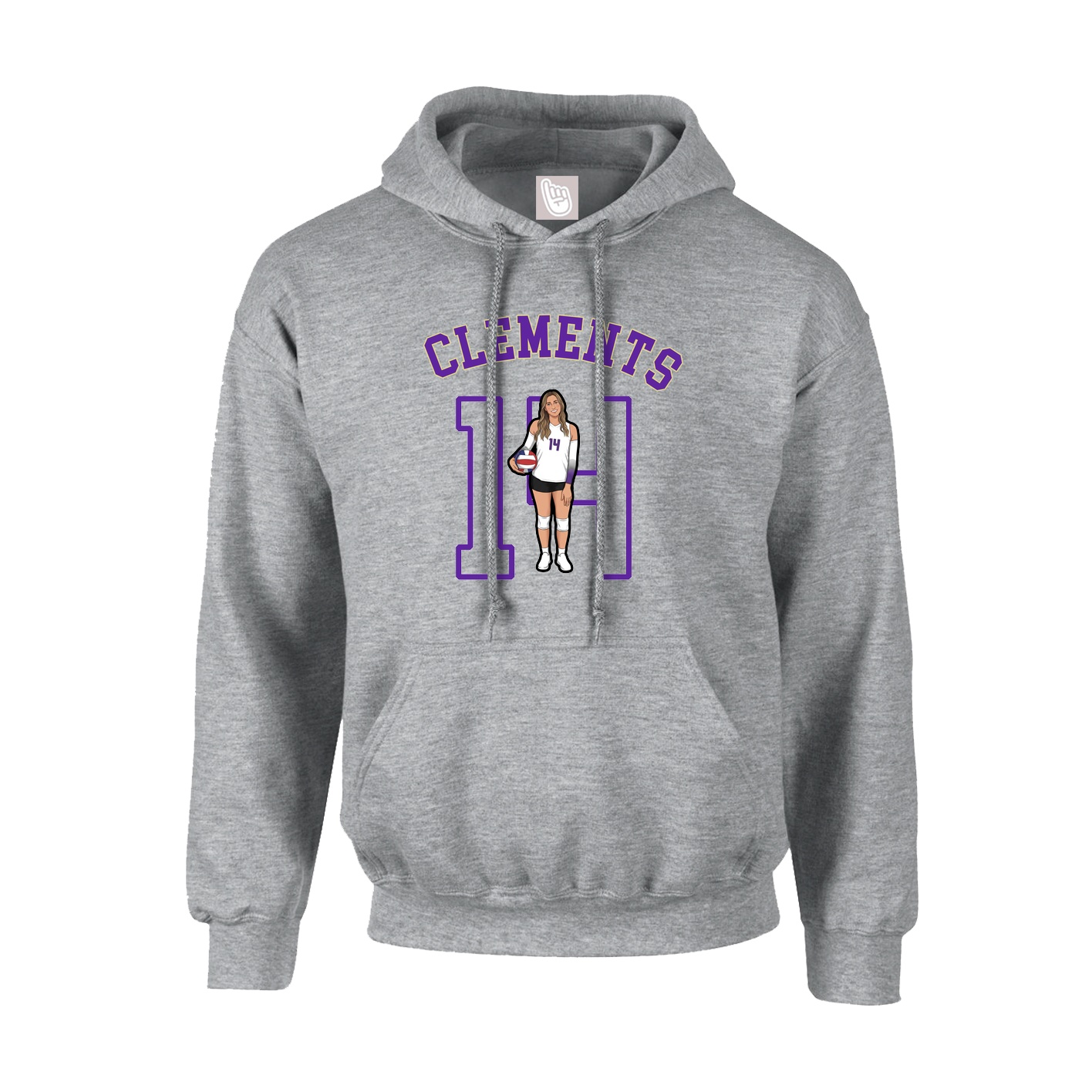 Youth Hoodie — Shirsey Arch in Grey
