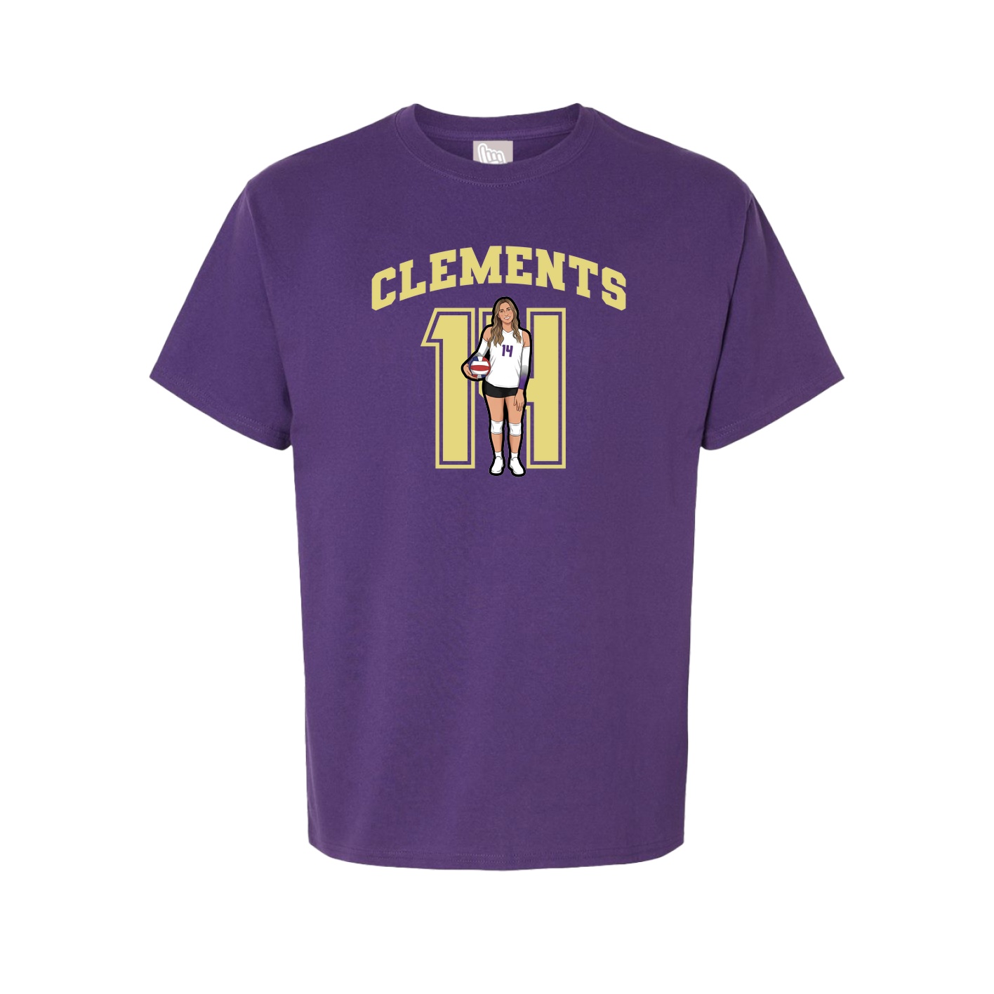 Tee — Number in Purple