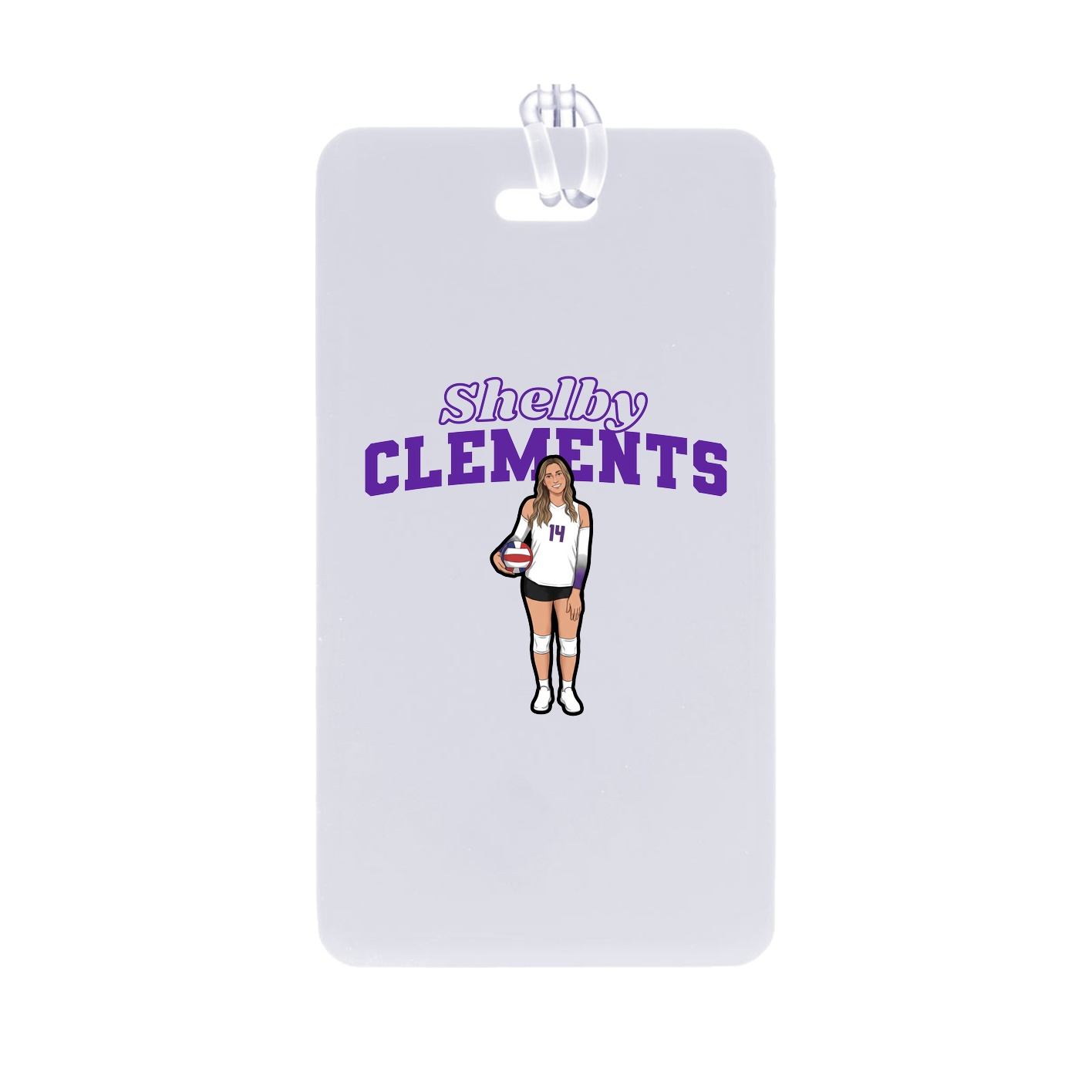 Bag Tag — Name Arch in Classic