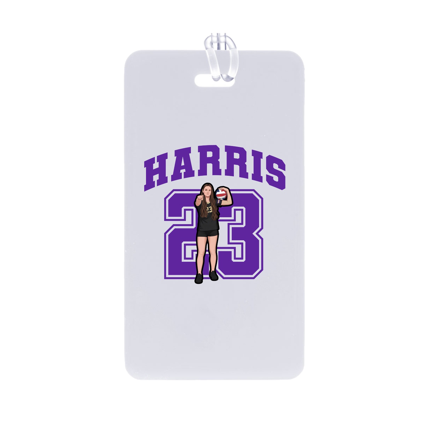 Bag Tag — Number in Classic