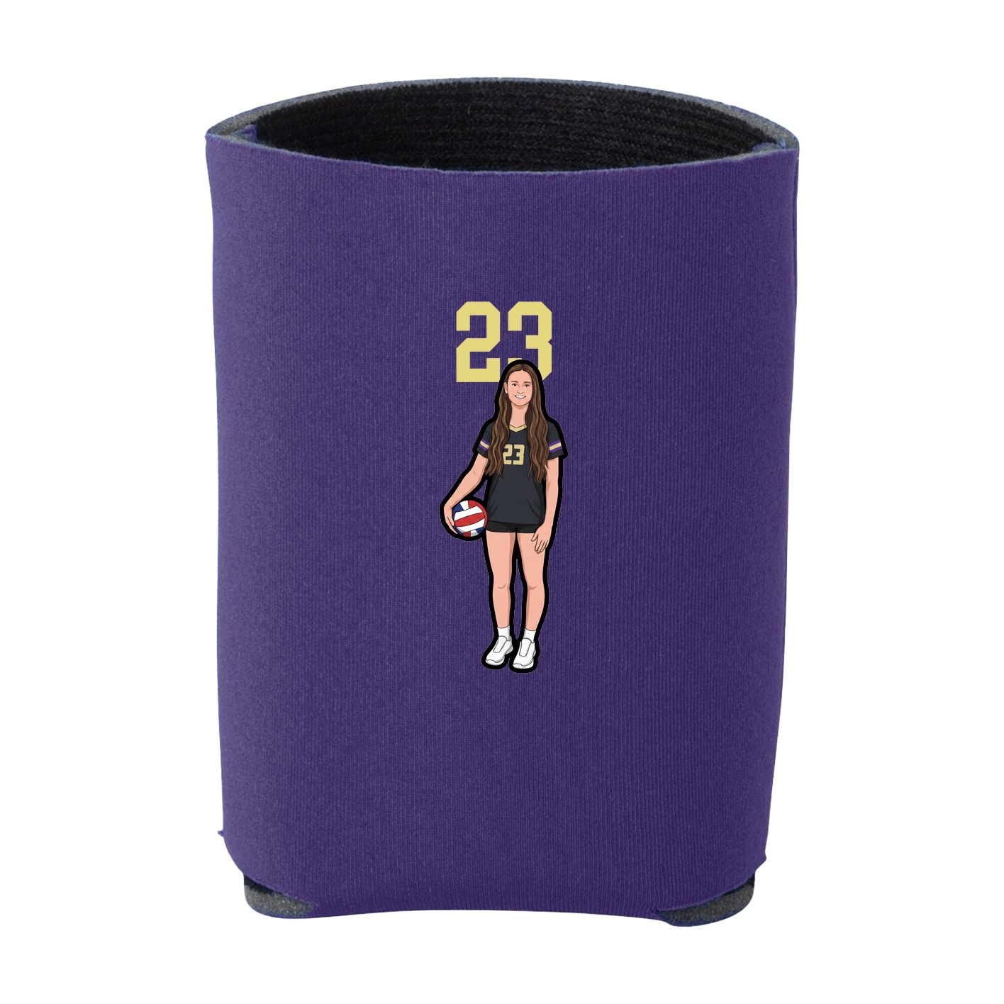 Can Holder — Number Top in Purple