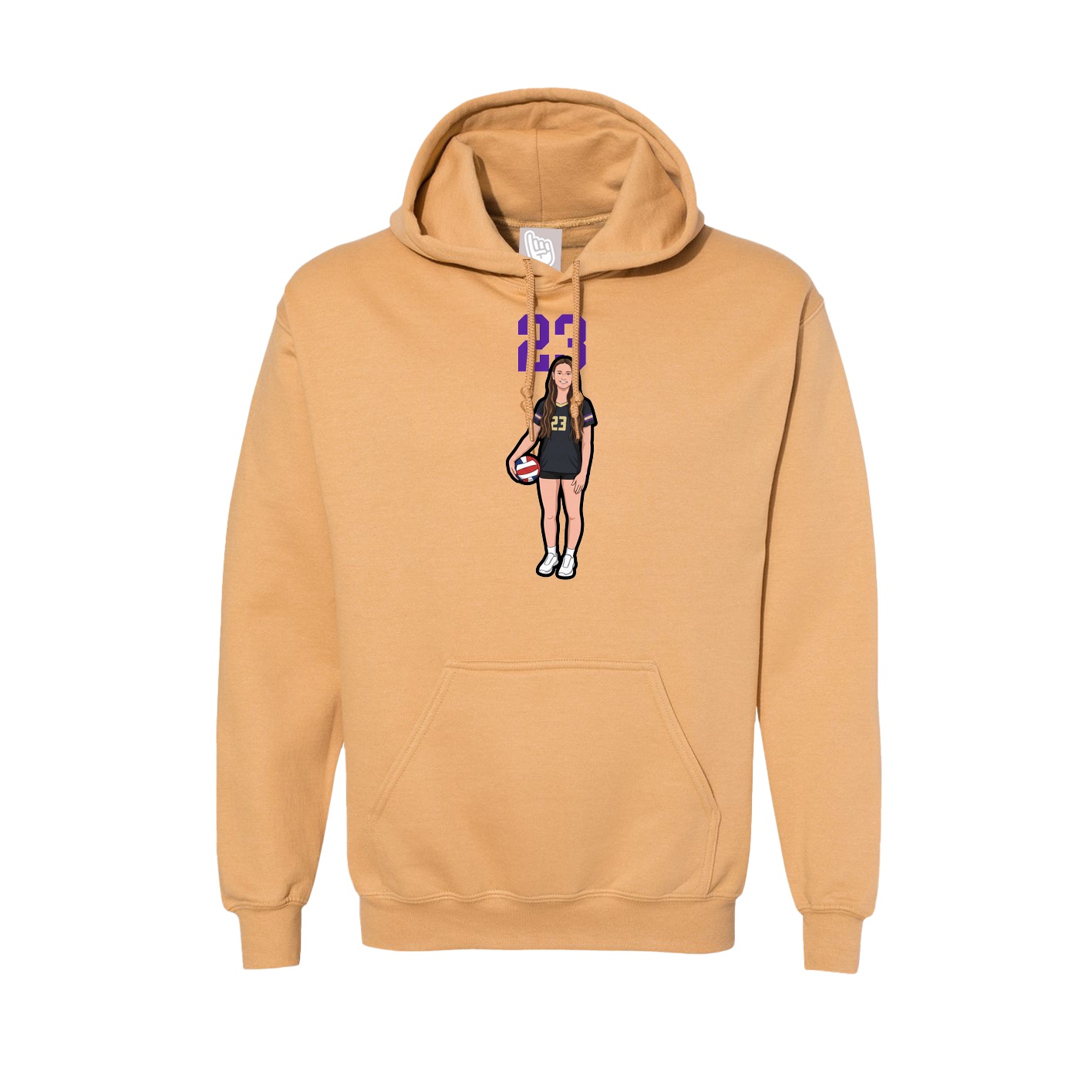 Hoodie — Number Top in Vegas Gold