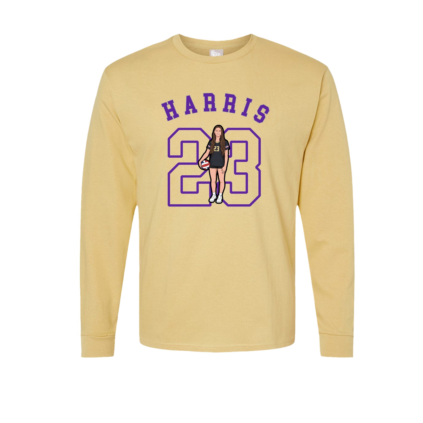 Long Sleeve Tee — Shirsey Arch in Vegas Gold