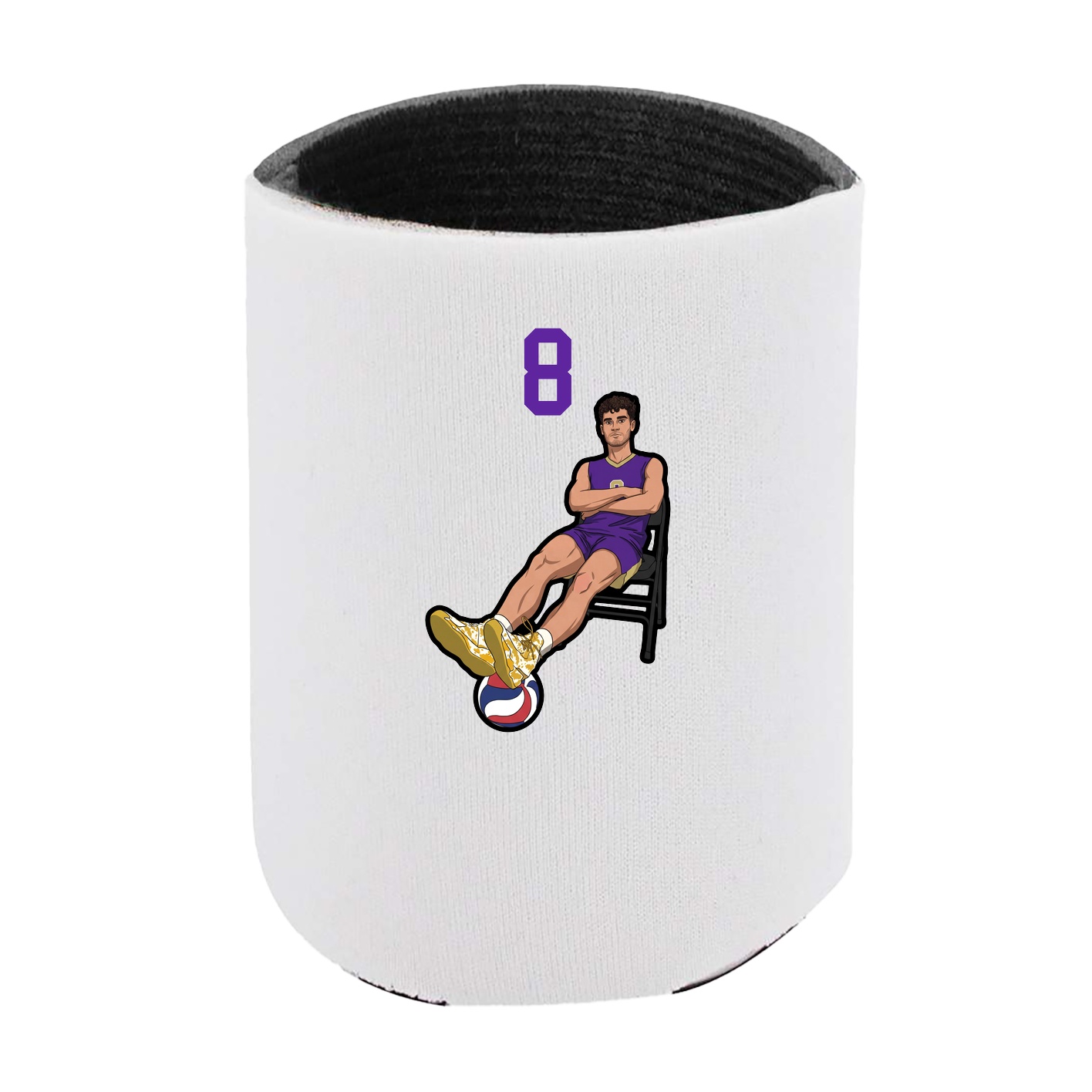 Can Holder — Number Top in White