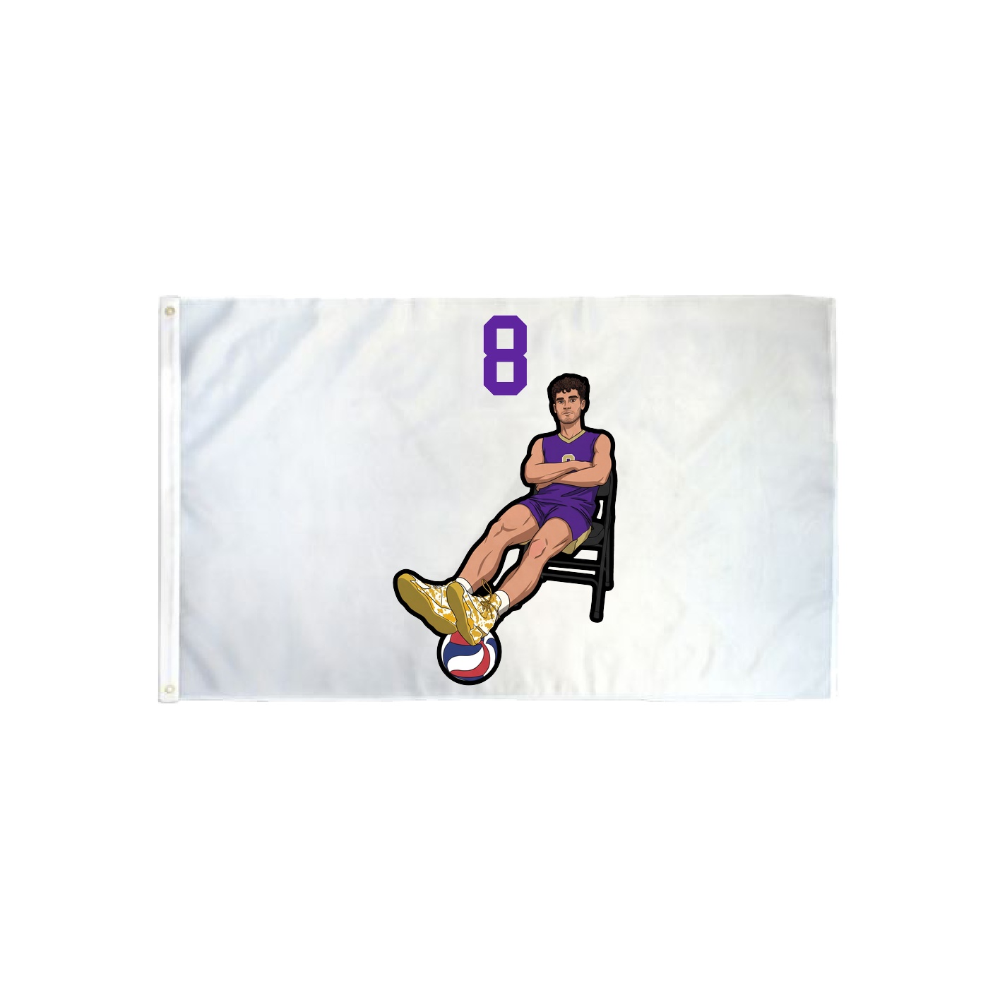 3x5 Flag — Number Top in Classic