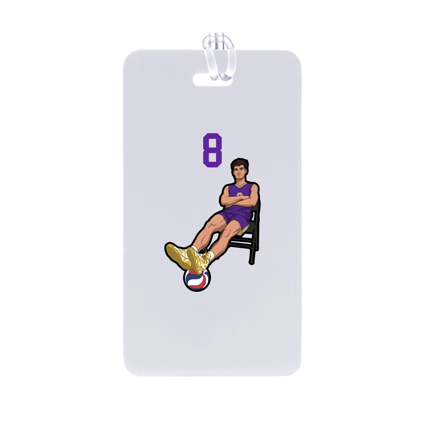 Bag Tag — Number Top in Classic