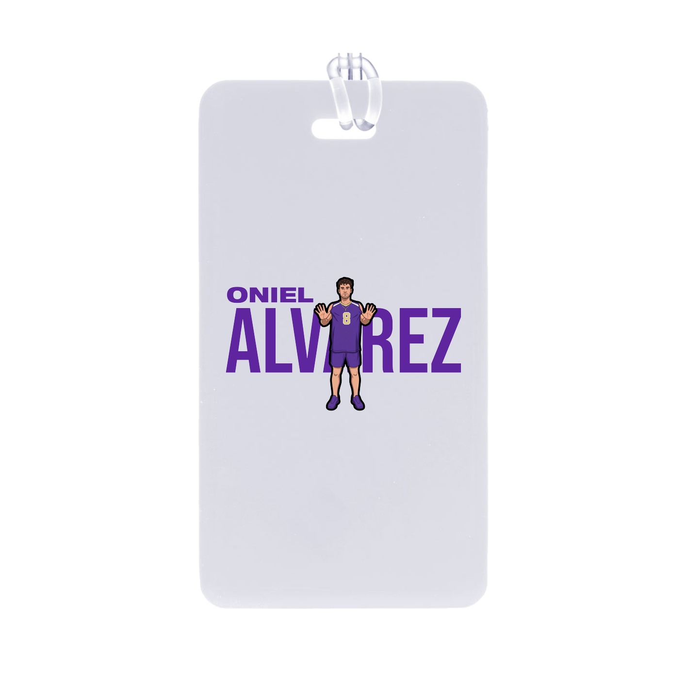 Bag Tag — Player Name in Classic