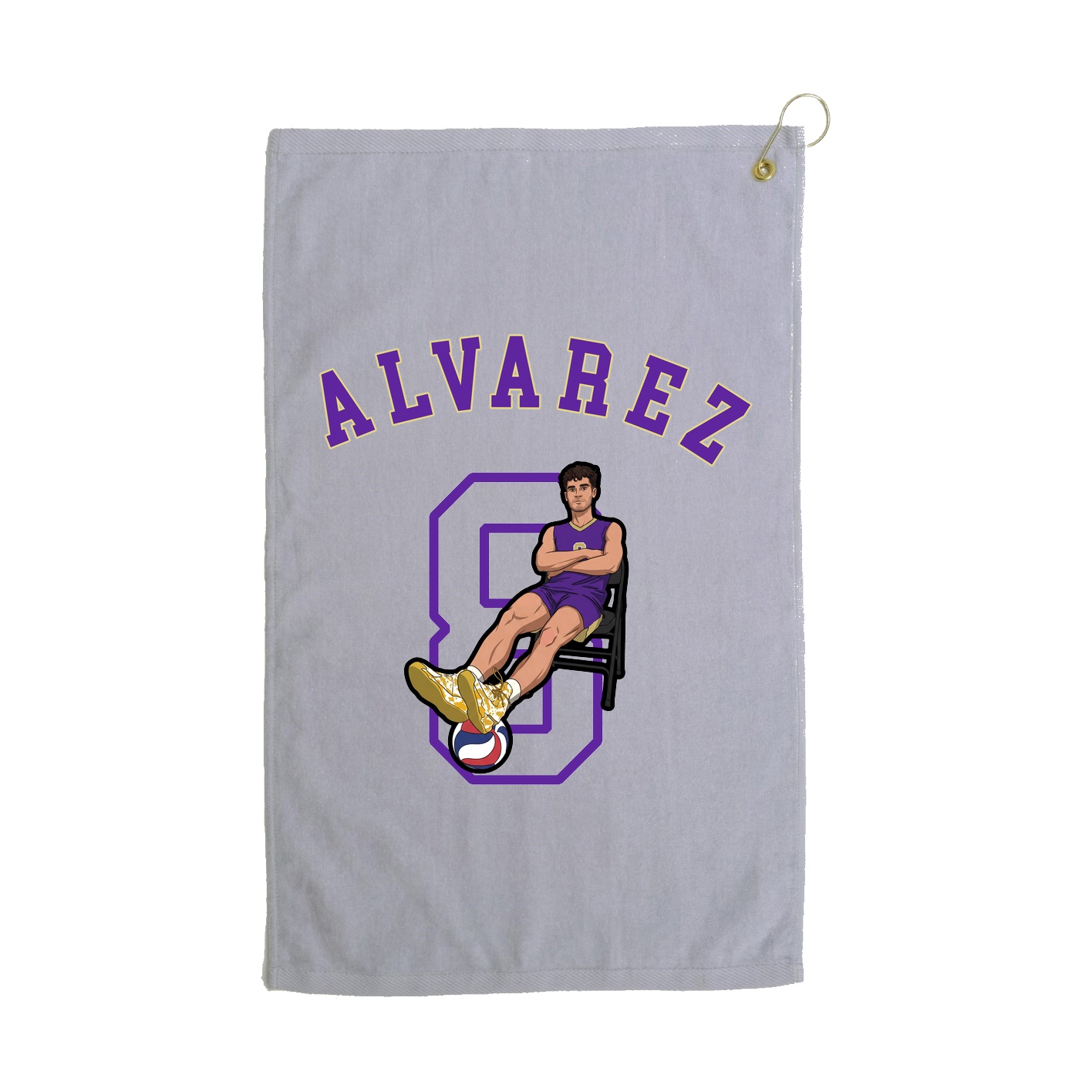 Golf Towel — Shirsey Arch in Grey