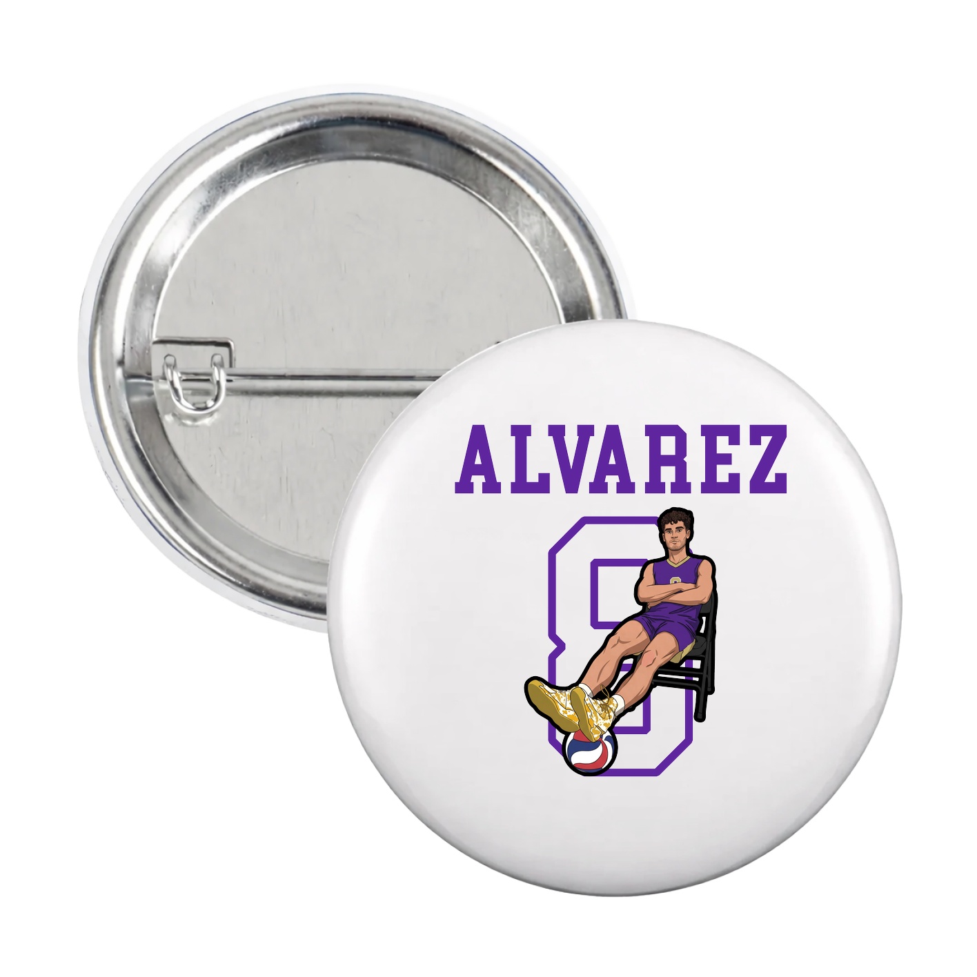 Game Day Button — Shirsey in White