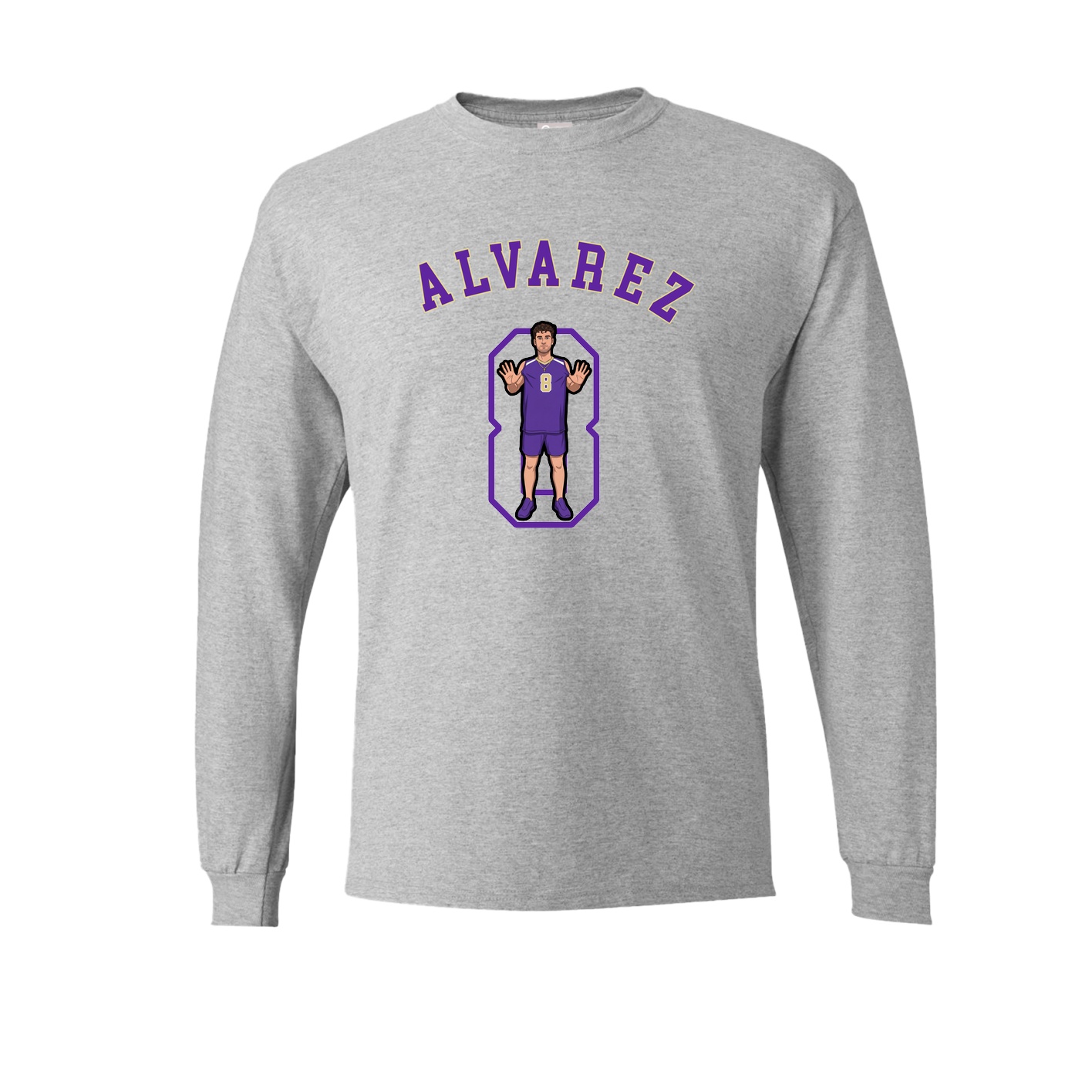 Long Sleeve Tee — Shirsey Arch in Grey