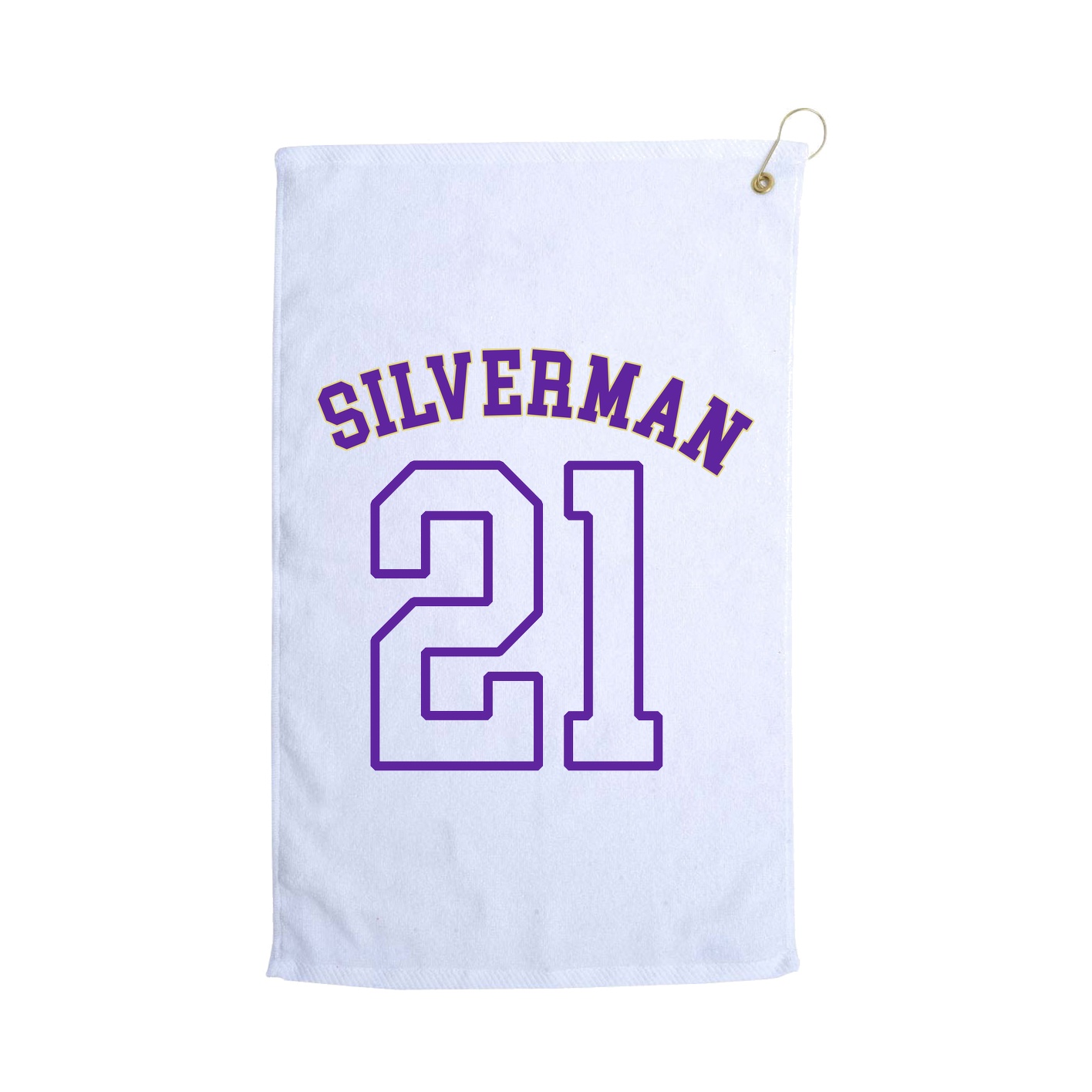 Golf Towel — Shirsey Arch in White