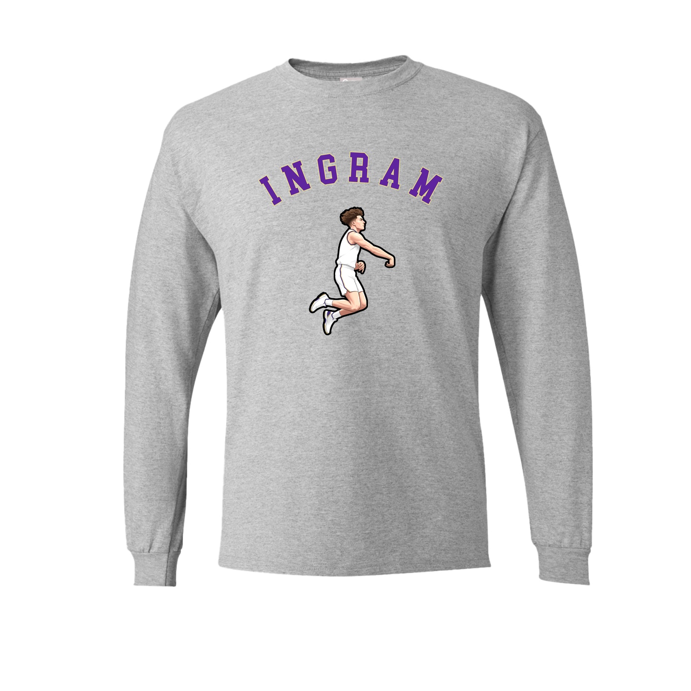 Long Sleeve Tee — Shirsey Arch in Grey