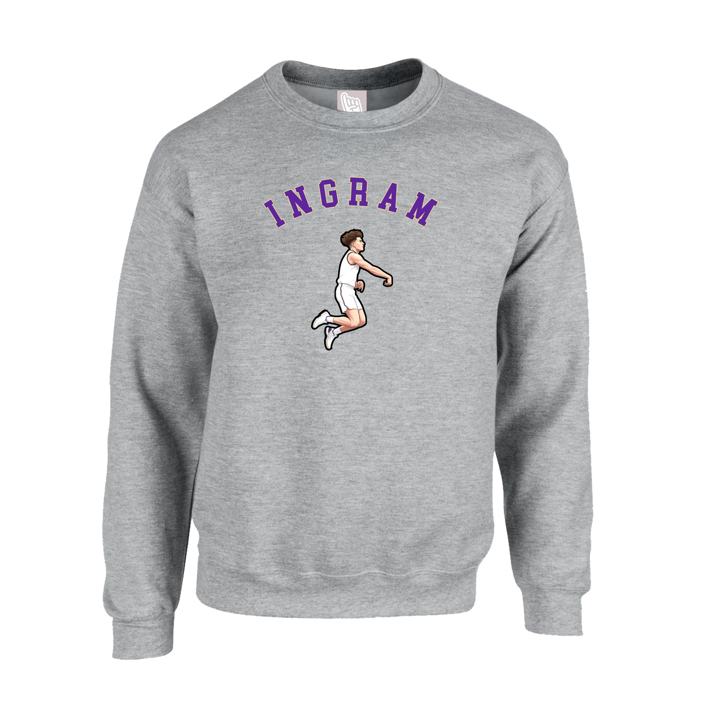 Fleece Crew — Shirsey Arch in Grey