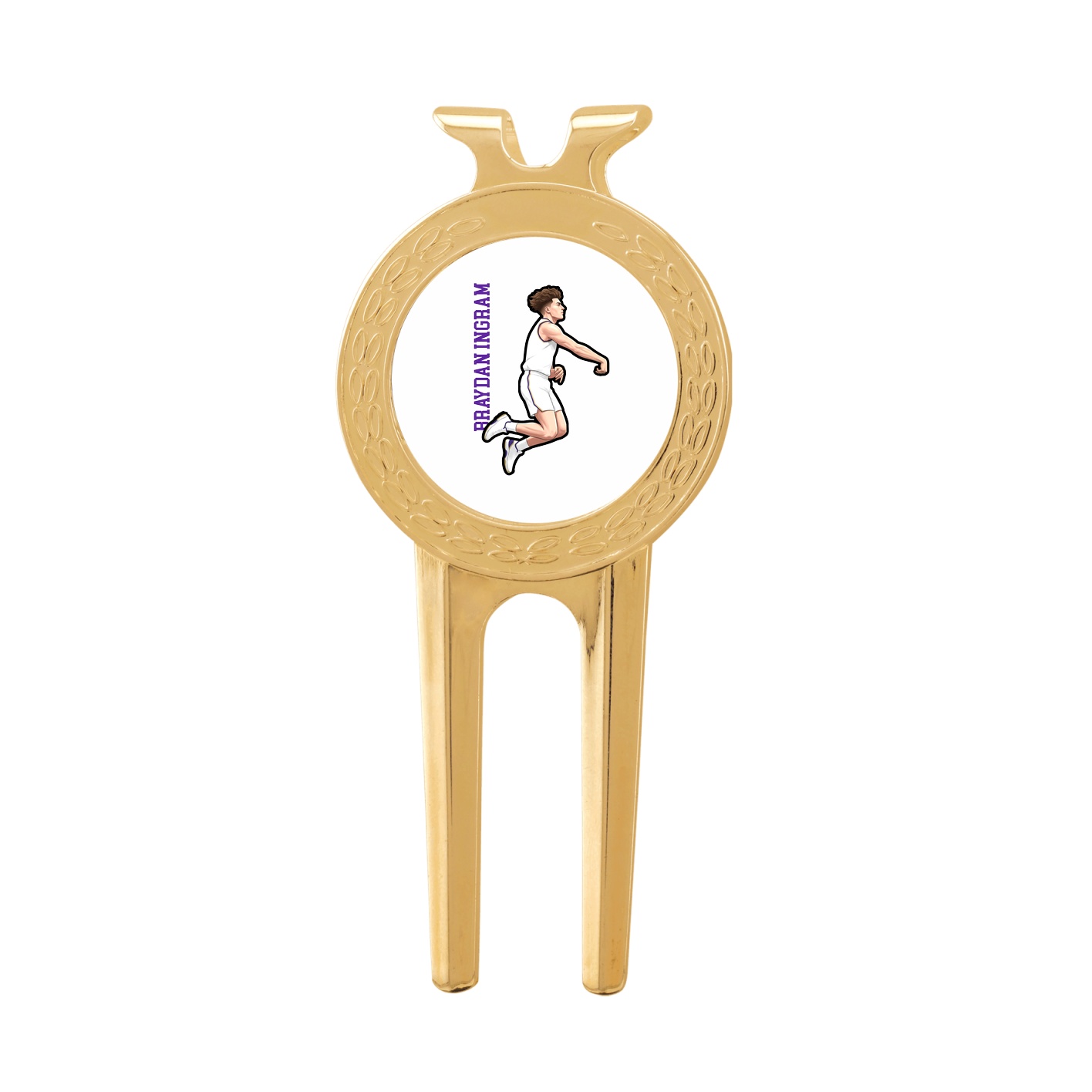 Divot Tool with Ball Marker — Name Vertical in Classic
