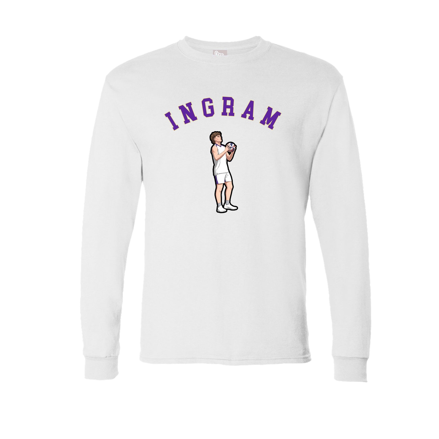 Long Sleeve Tee — Shirsey Arch in White