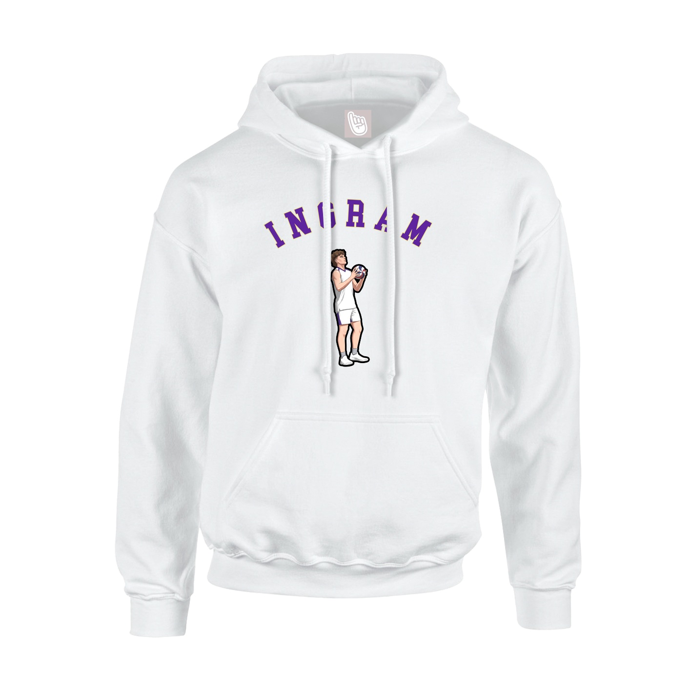 Hoodie — Shirsey Arch in White