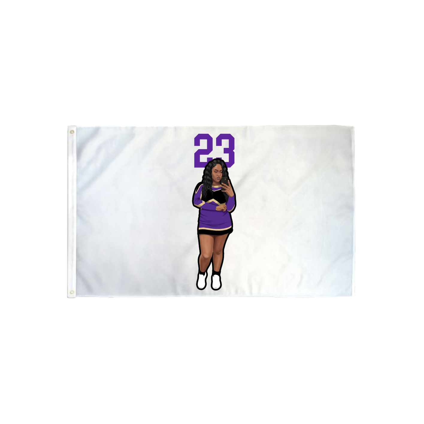 3x5 Flag — Number Top in Classic