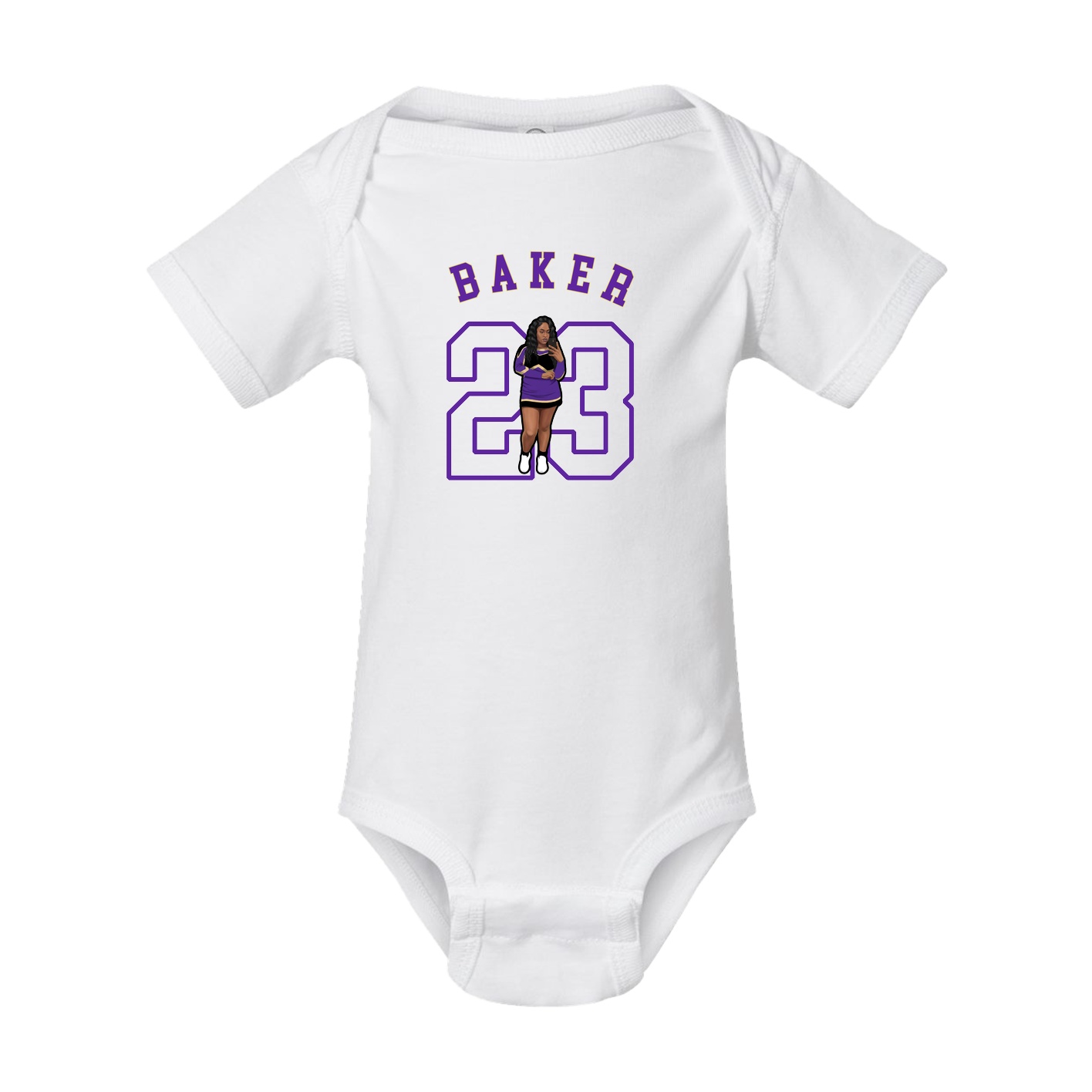 Baby Onesie — Shirsey Arch in White