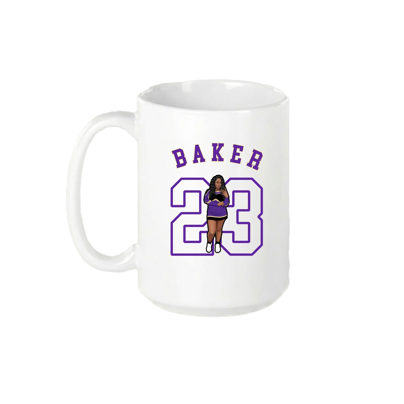15oz Coffee Mug — Shirsey Arch in White