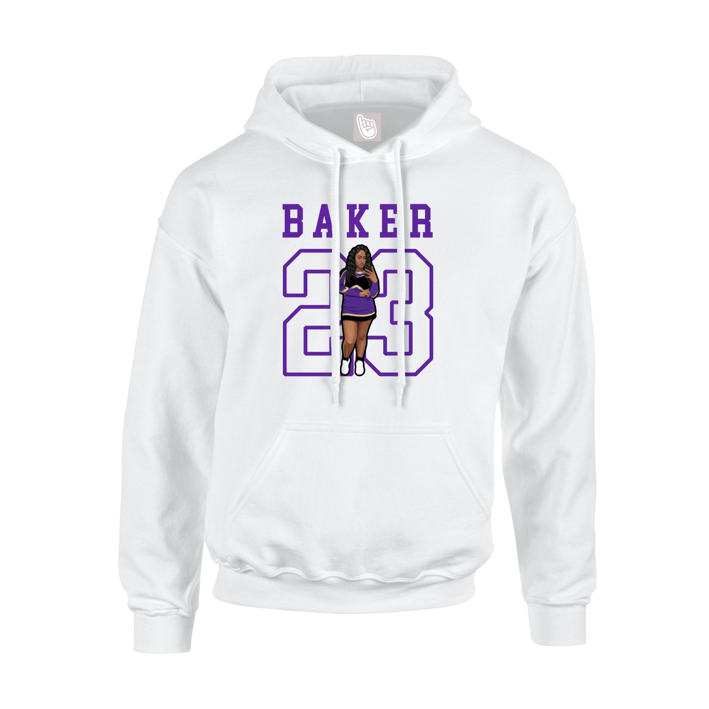 Youth Hoodie — Shirsey in White