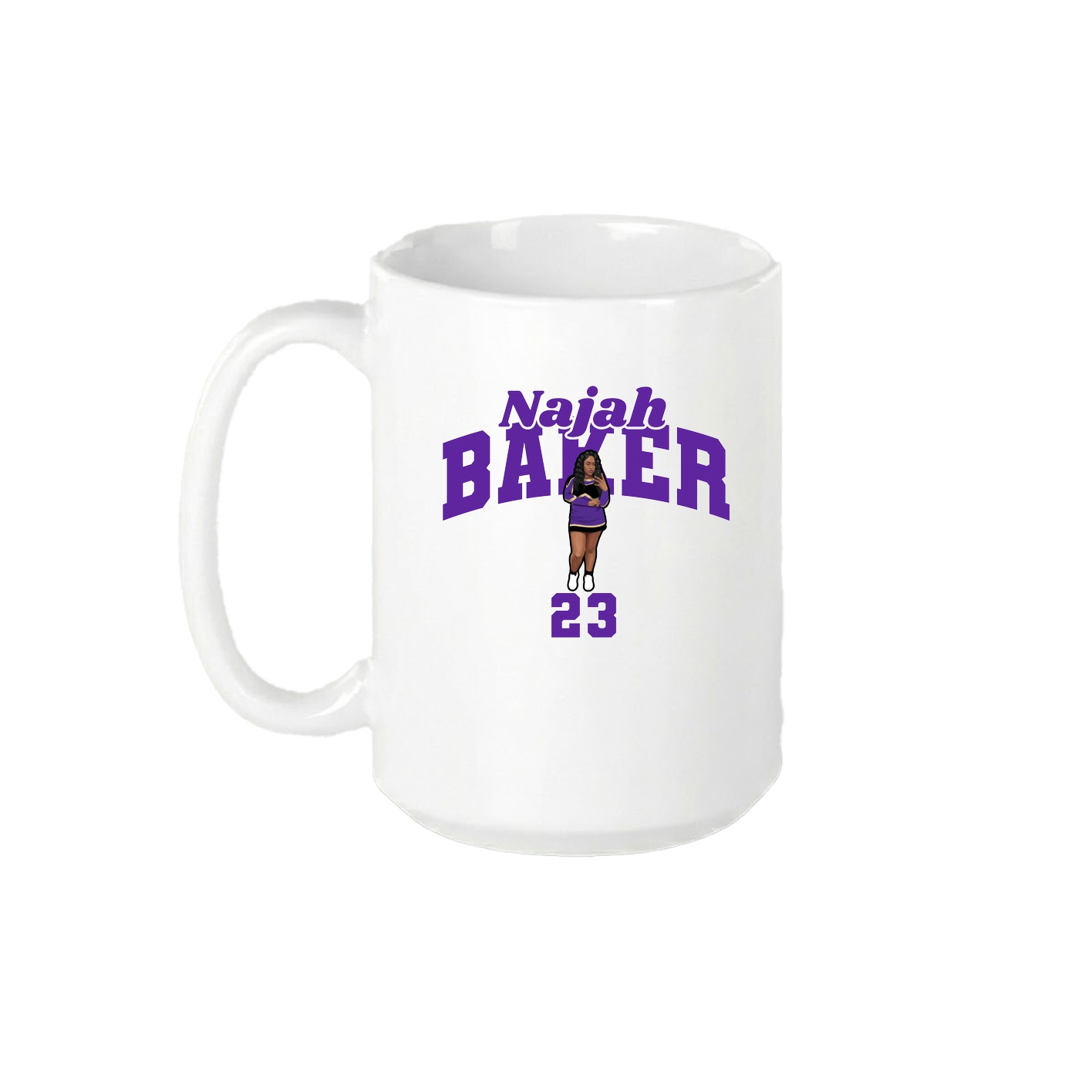 15oz Coffee Mug — Signature Arch in White