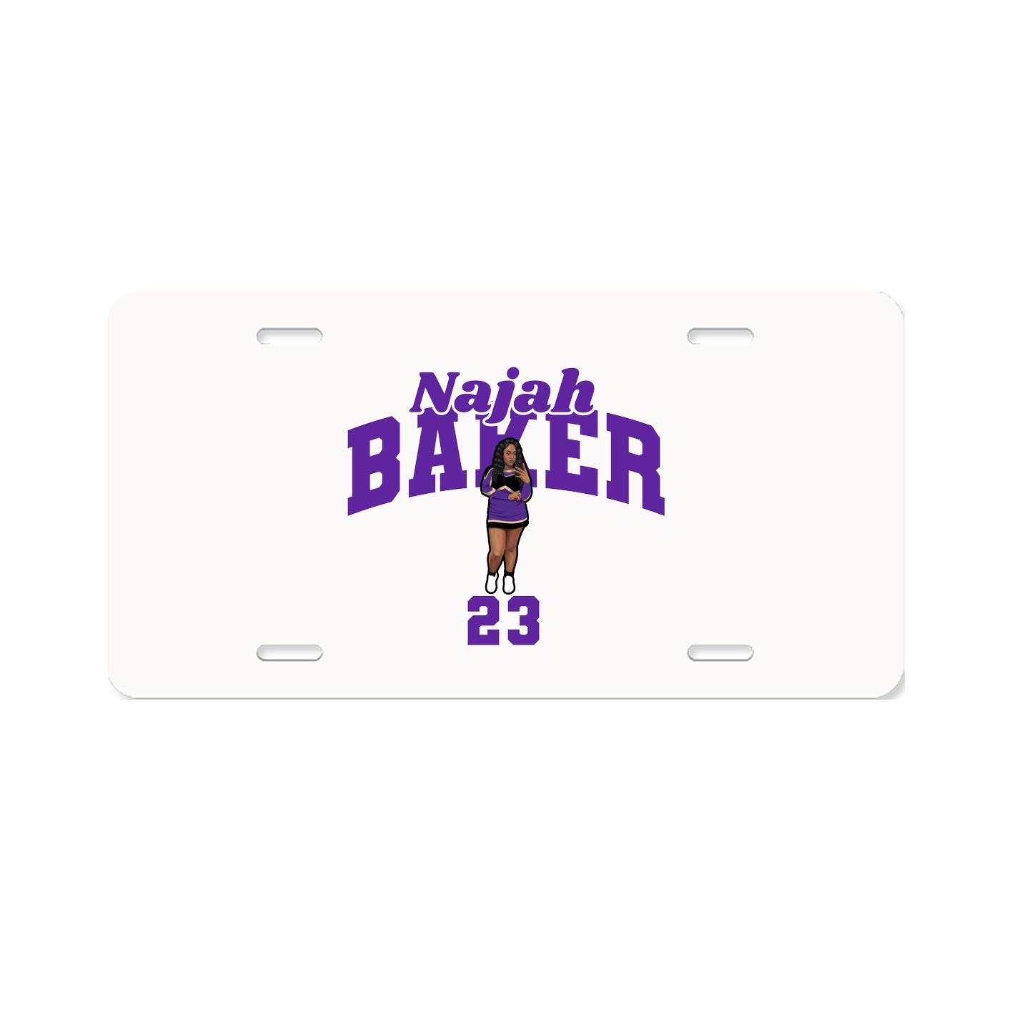 License Plate — Signature Arch in Classic