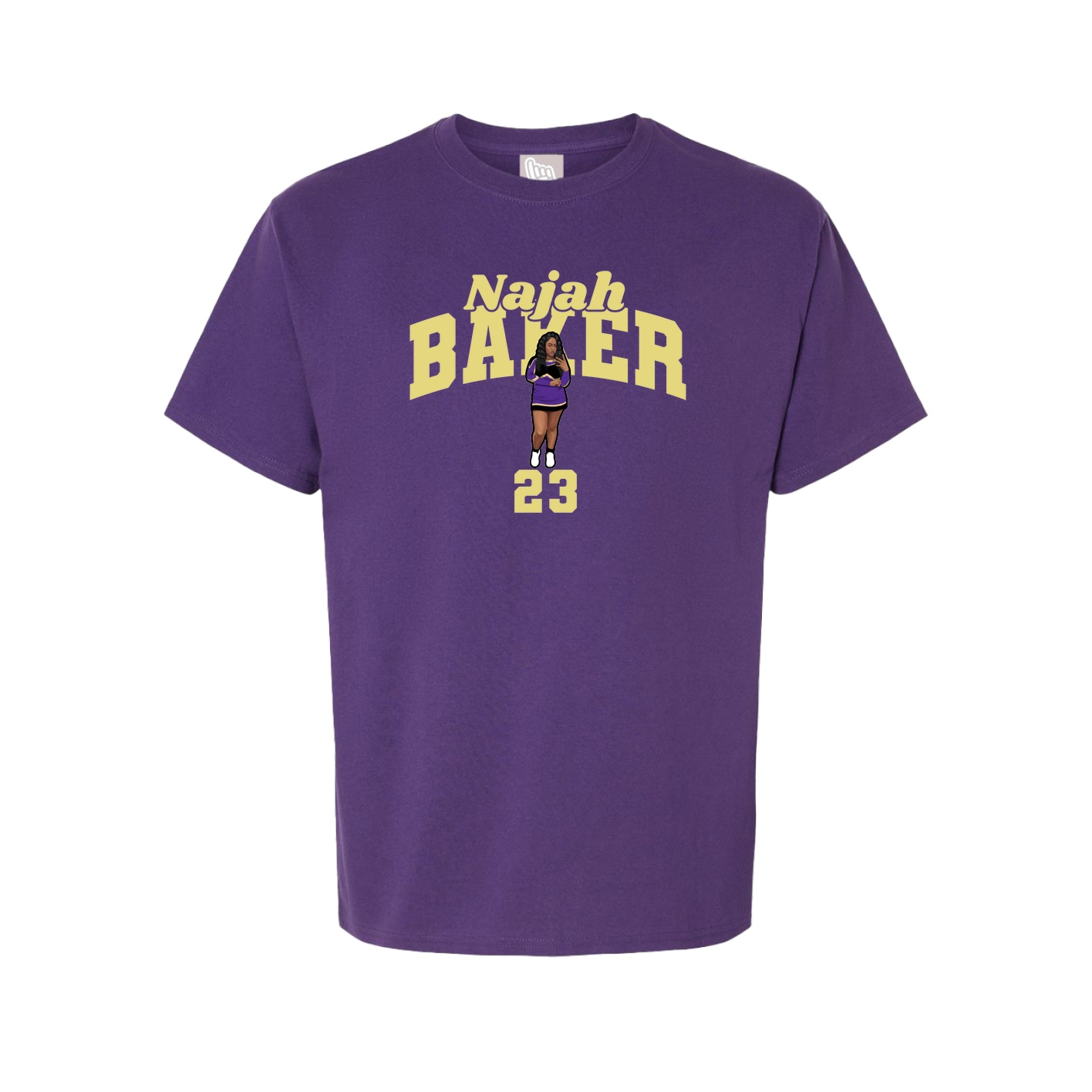 Tee — Signature Arch in Purple