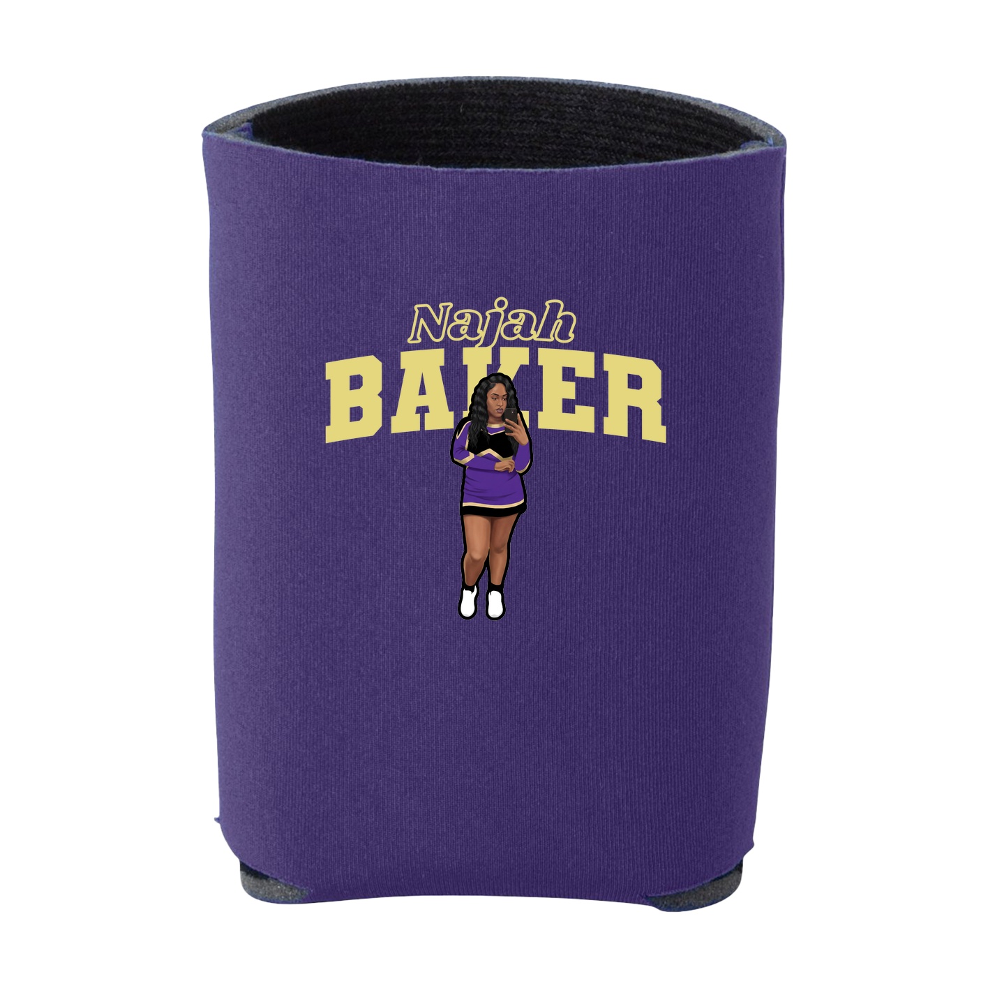 Can Holder — Name Arch in Purple