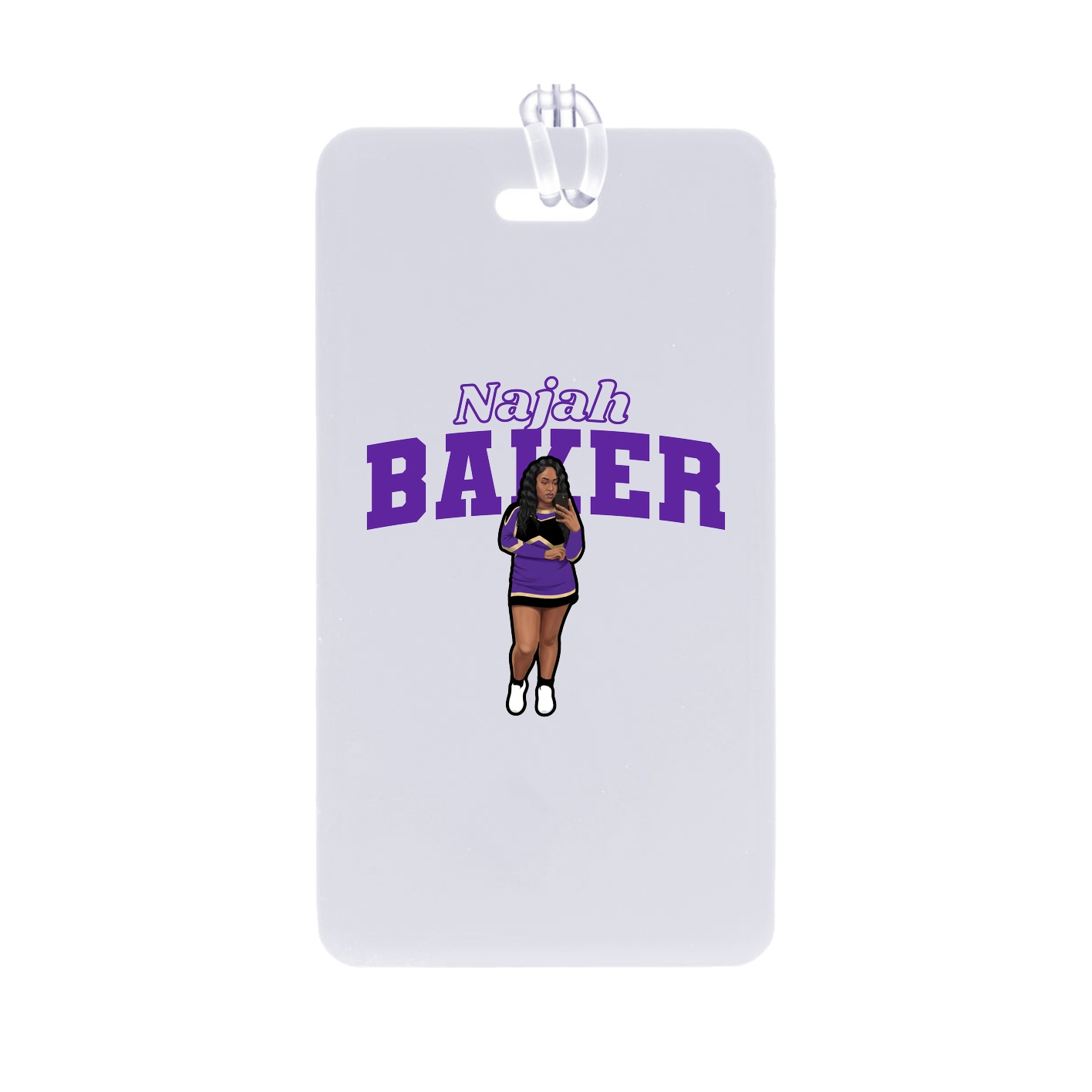 Bag Tag — Name Arch in Classic