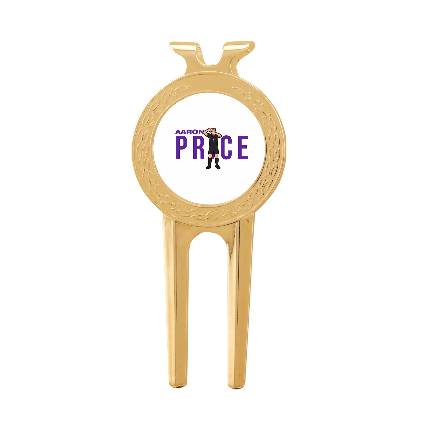 Divot Tool with Ball Marker — Player Name in Classic