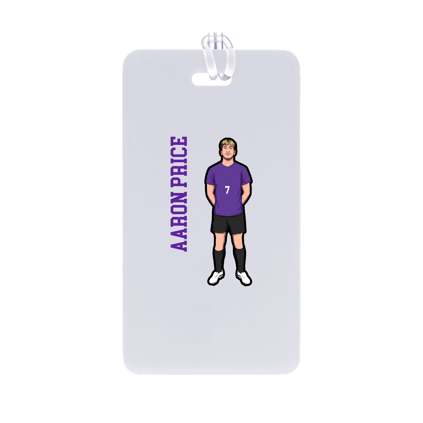 Bag Tag — Name Vertical in Classic