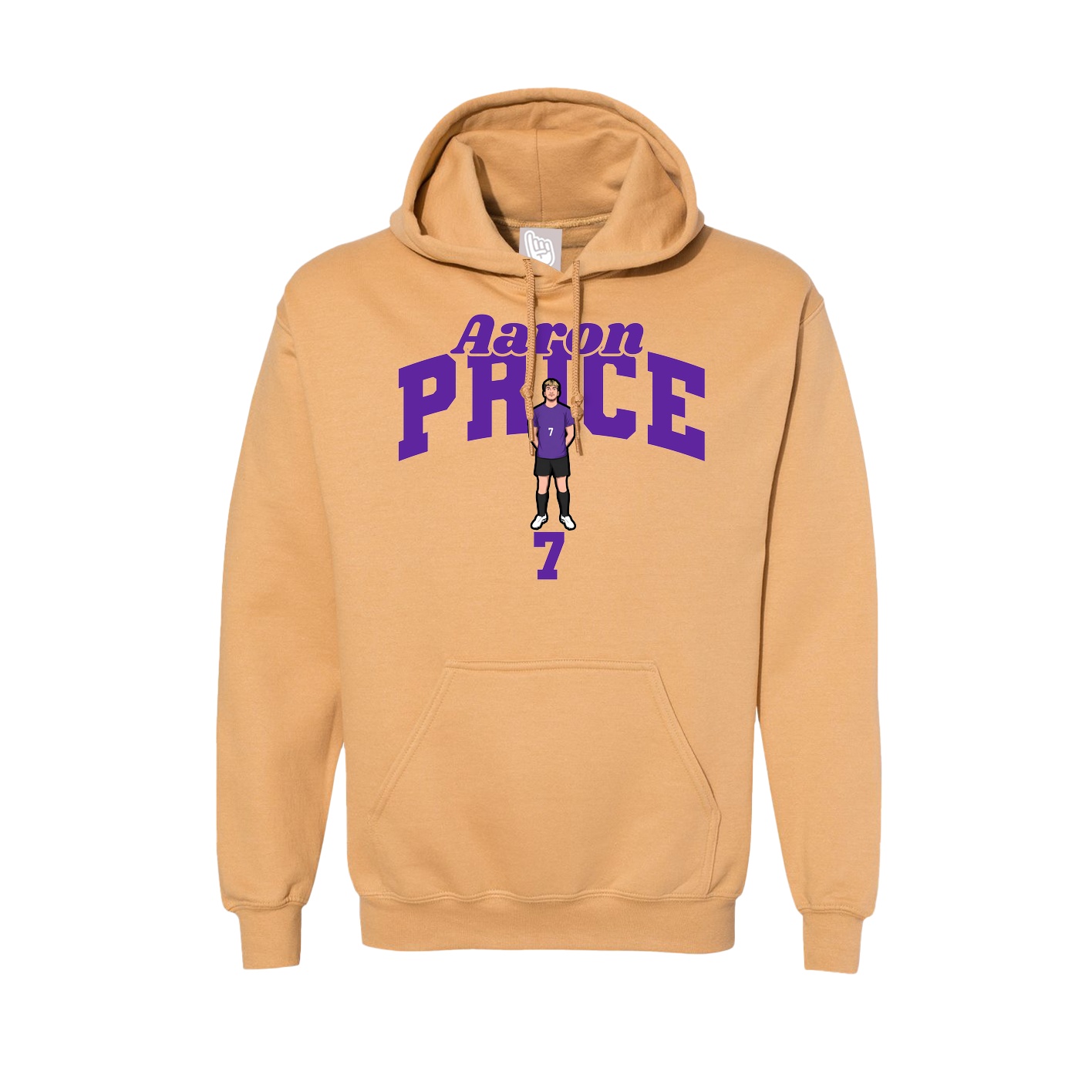 Hoodie — Signature Arch in Vegas Gold