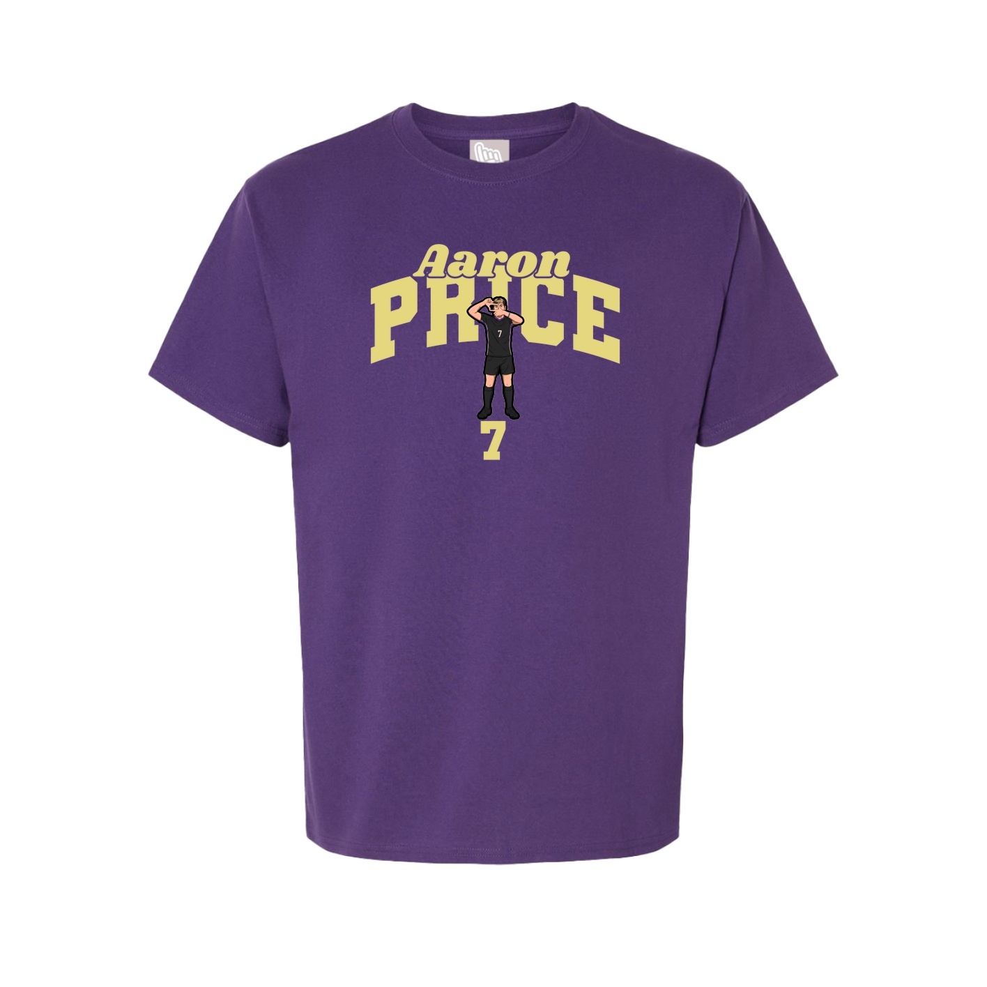 Youth Tee — Signature Arch in Purple