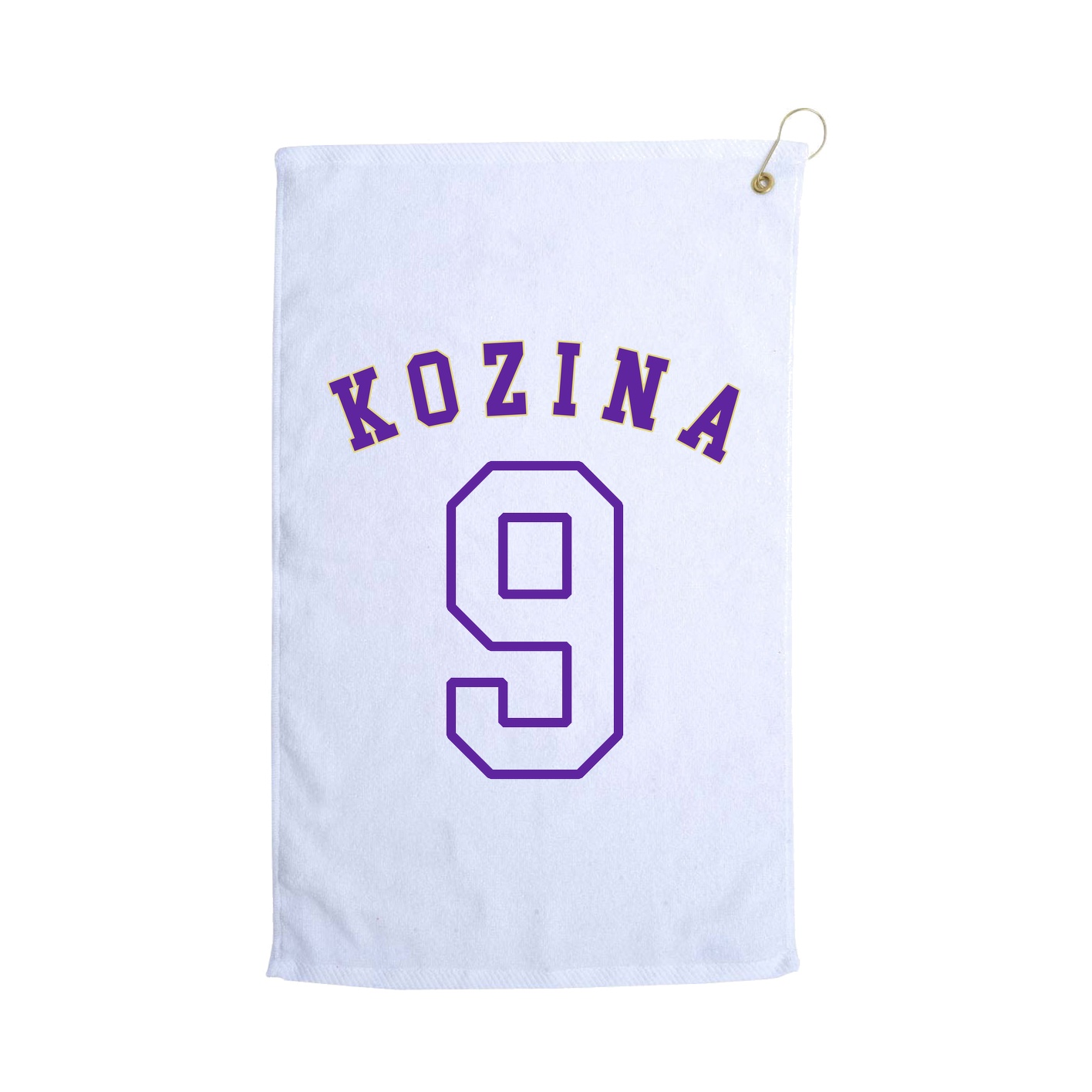 Golf Towel — Shirsey Arch in White