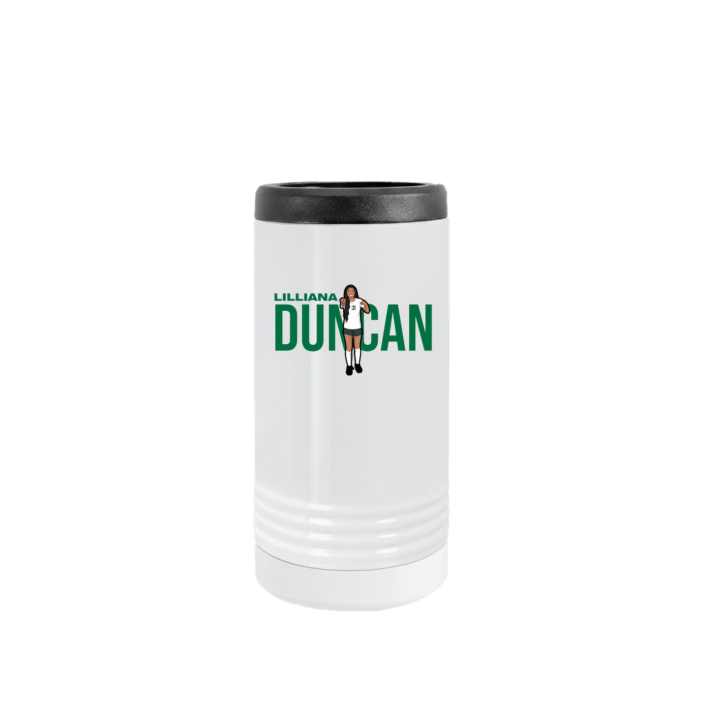 Slim Beverage Holder — Player Name in White