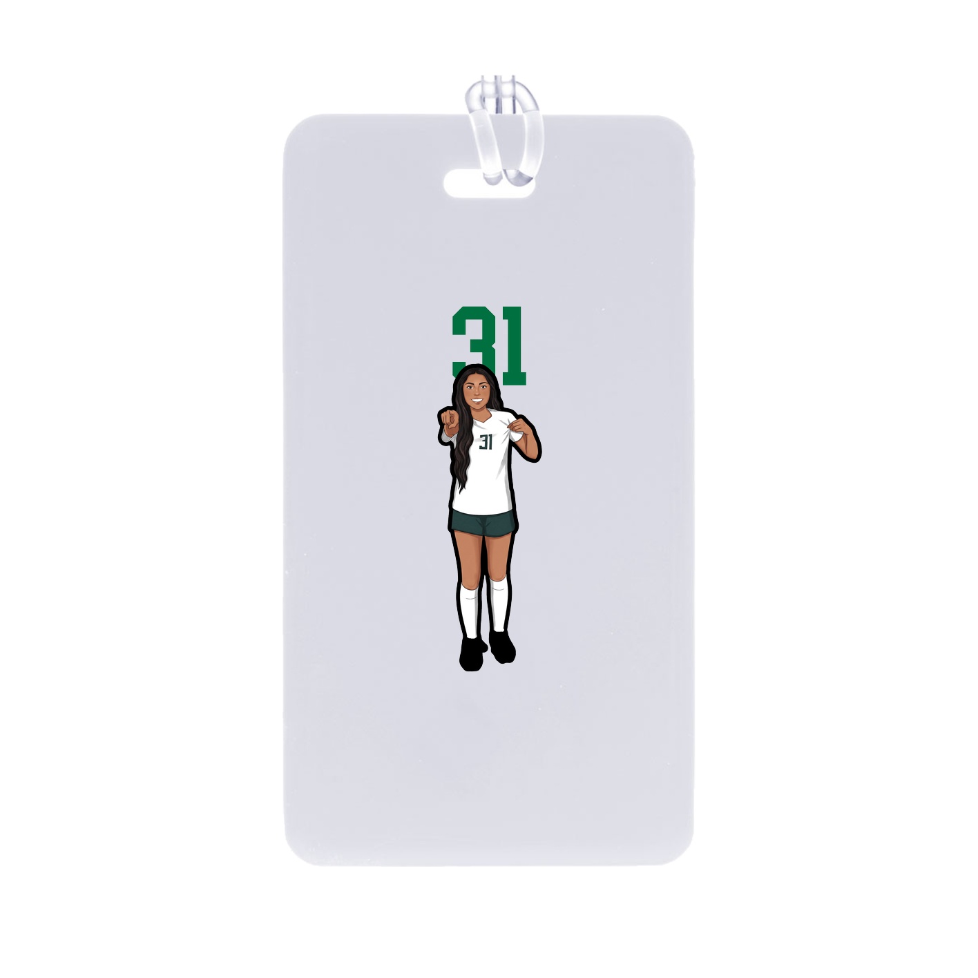 Bag Tag — Number Top in Classic