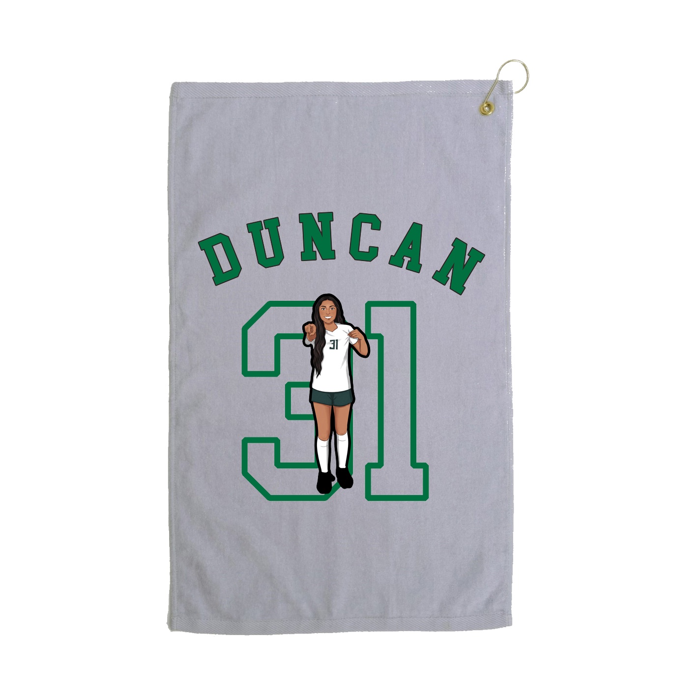 Golf Towel — Shirsey Arch in Grey