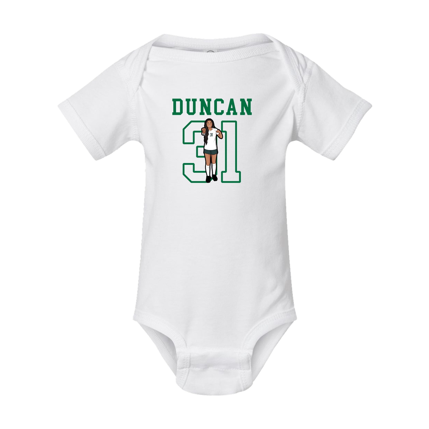 Baby Onesie — Shirsey in White