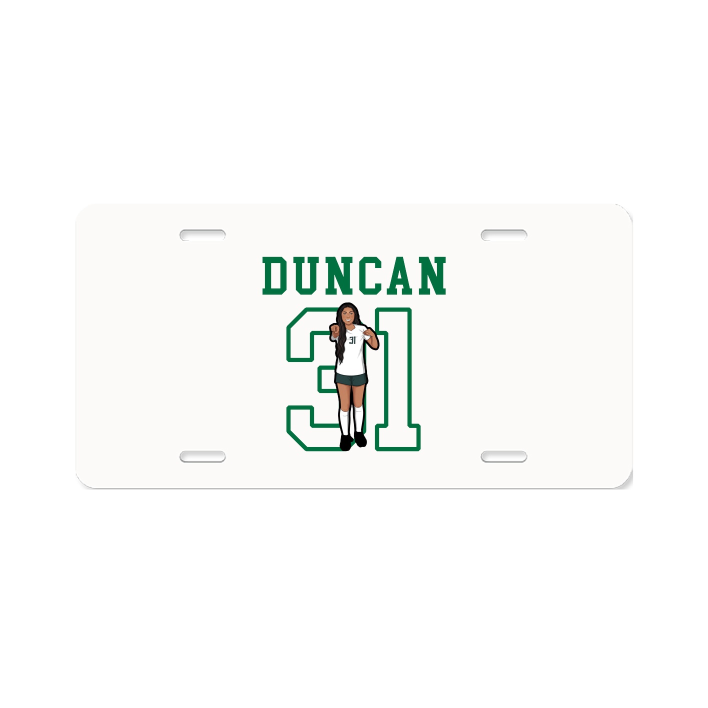 License Plate — Shirsey in Classic