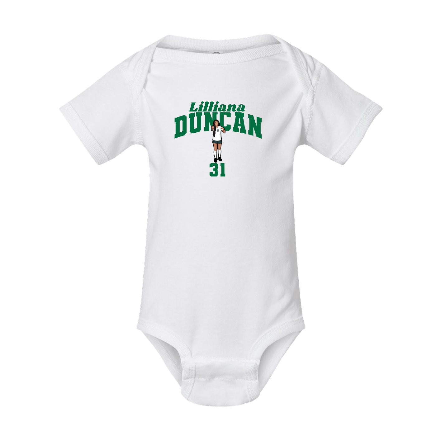Baby Onesie — Signature Arch in White