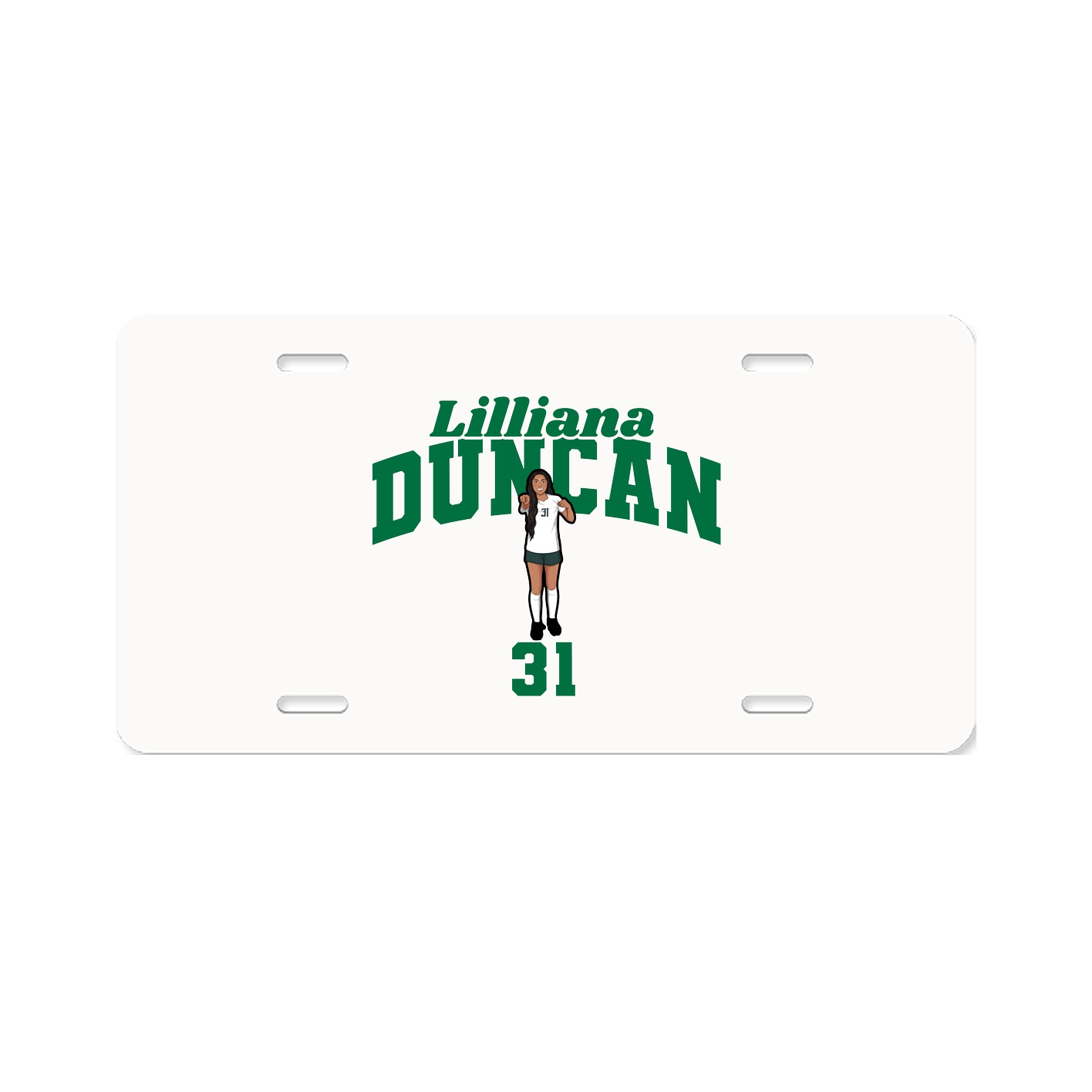 License Plate — Signature Arch in Classic