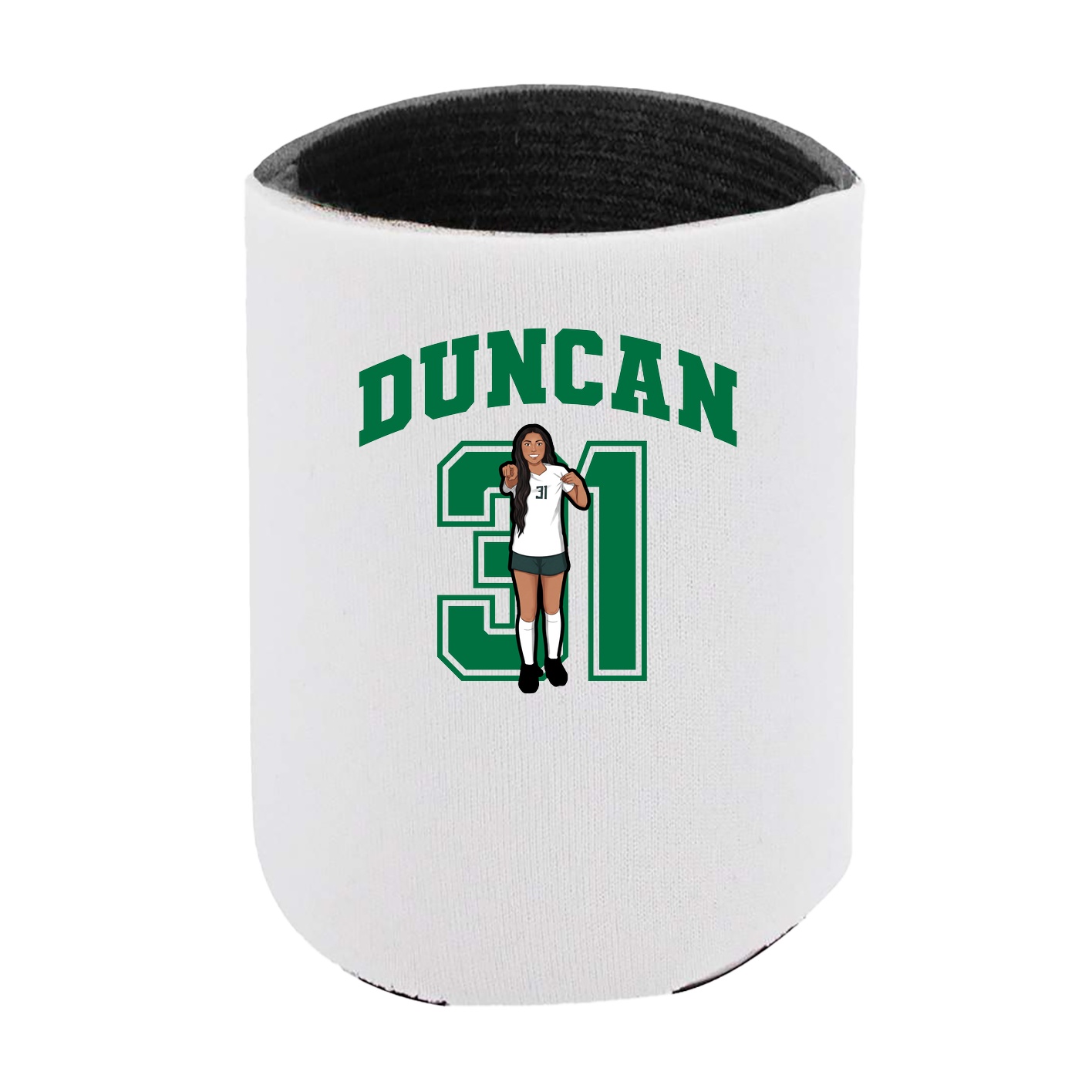 Can Holder — Number in White