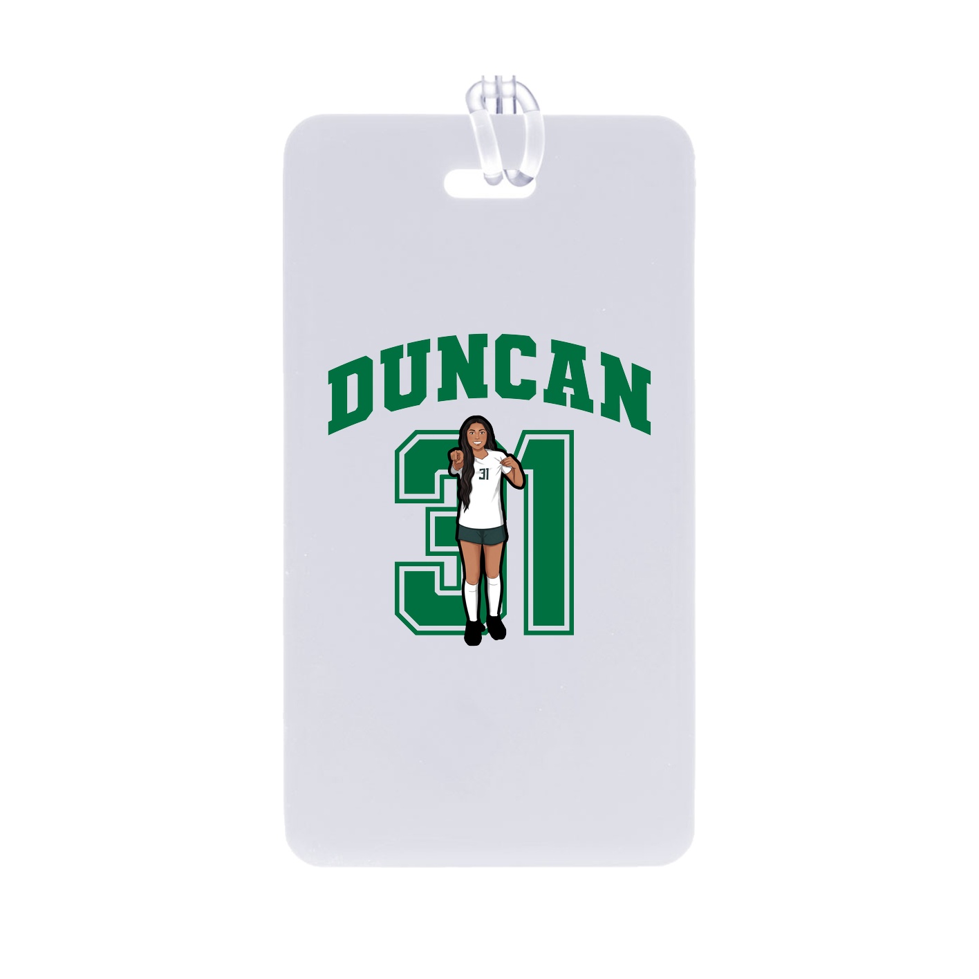 Bag Tag — Number in Classic