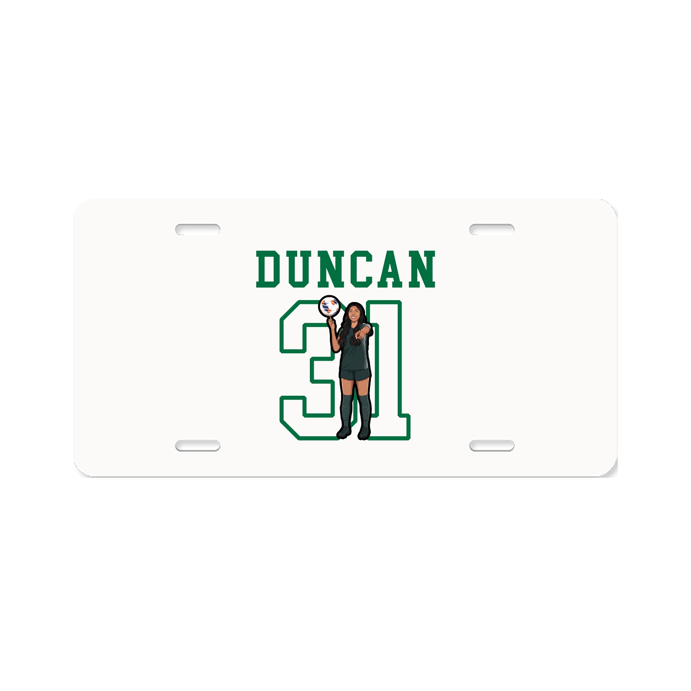 License Plate — Shirsey in Classic