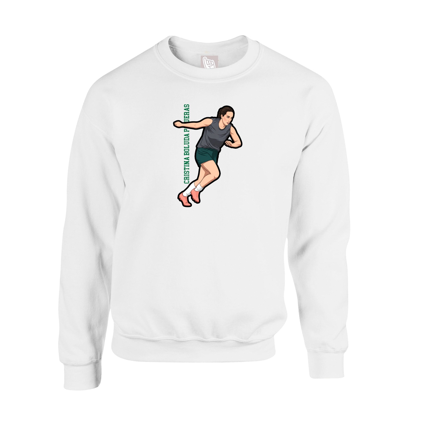 Fleece Crew — Classic in White