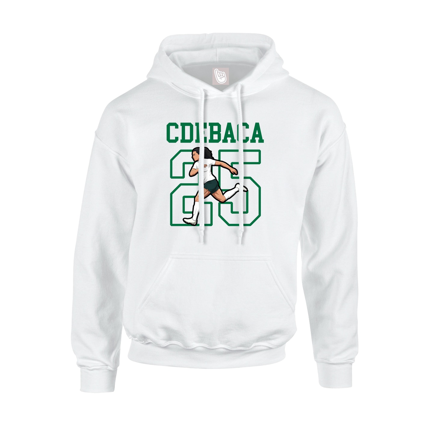 Hoodie — Shirsey in White